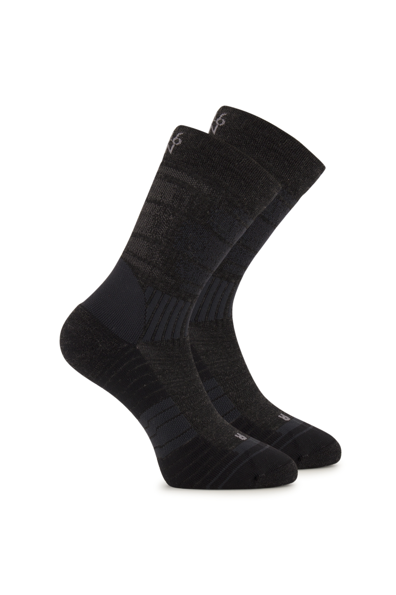46 NORD 2-Pack Advanced 35-42 Damen Wandersocken Schwarz, Damen, Größe: III