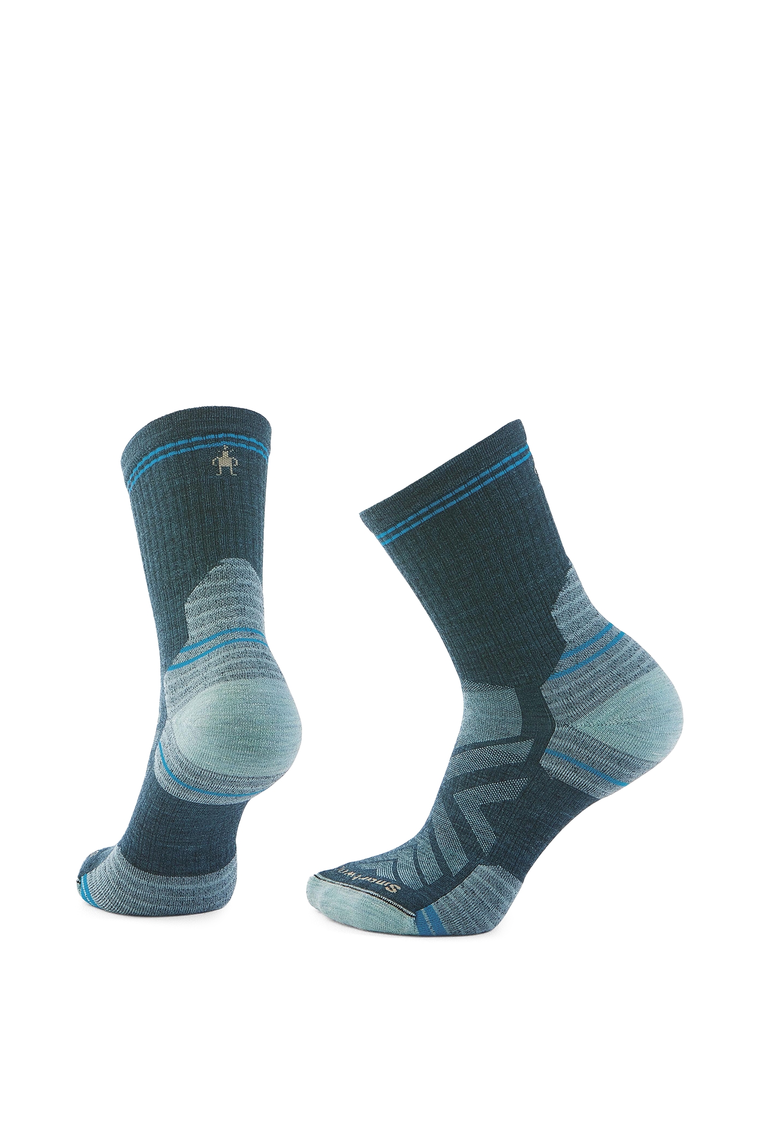 Smartwool Hike Targeted Cushion Mid Crew 34-41 Damen Wandersocken Blau, Damen, Größe: I