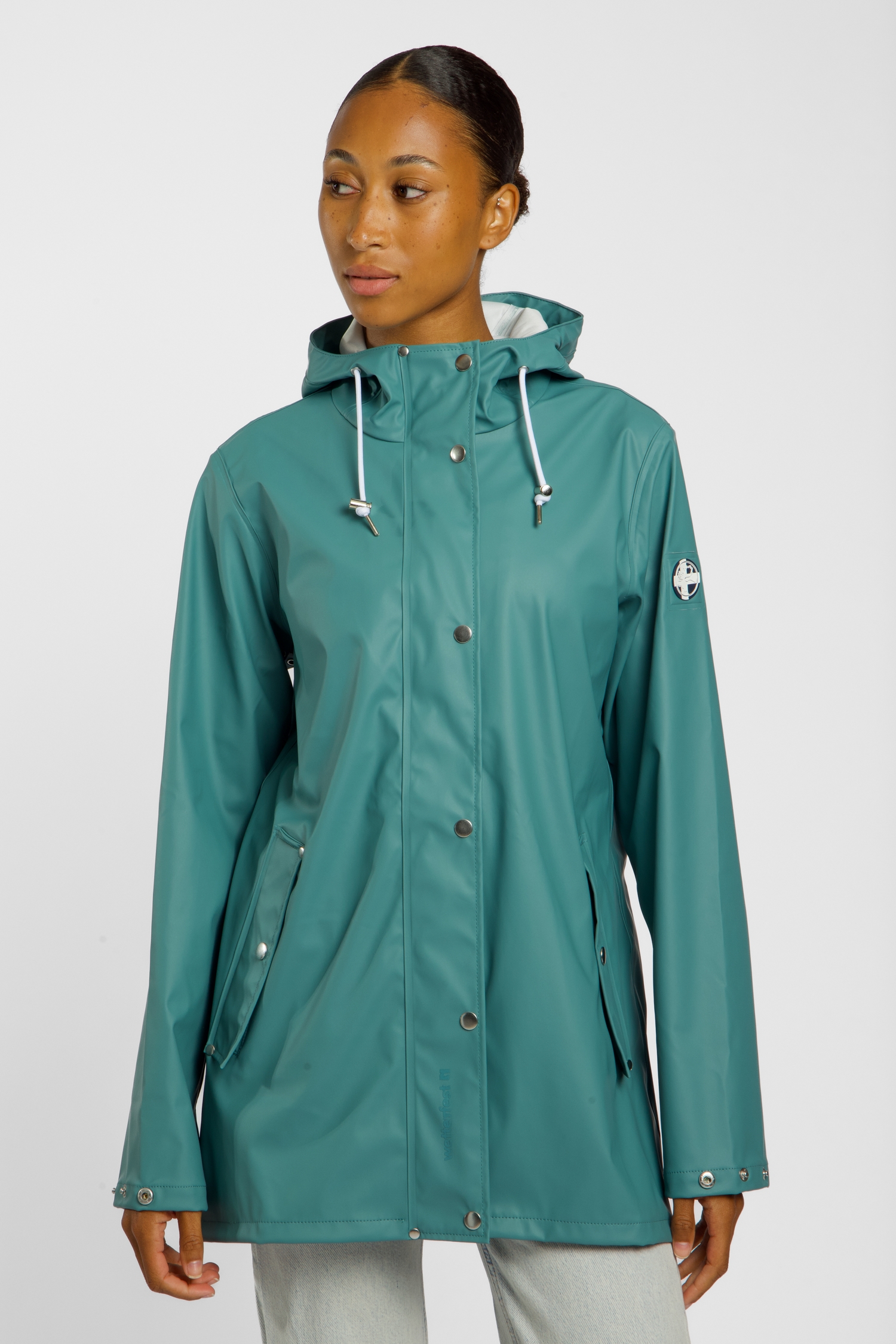 RUKKA Vera Damen Regenjacke Grün, Damen, Größe: 46