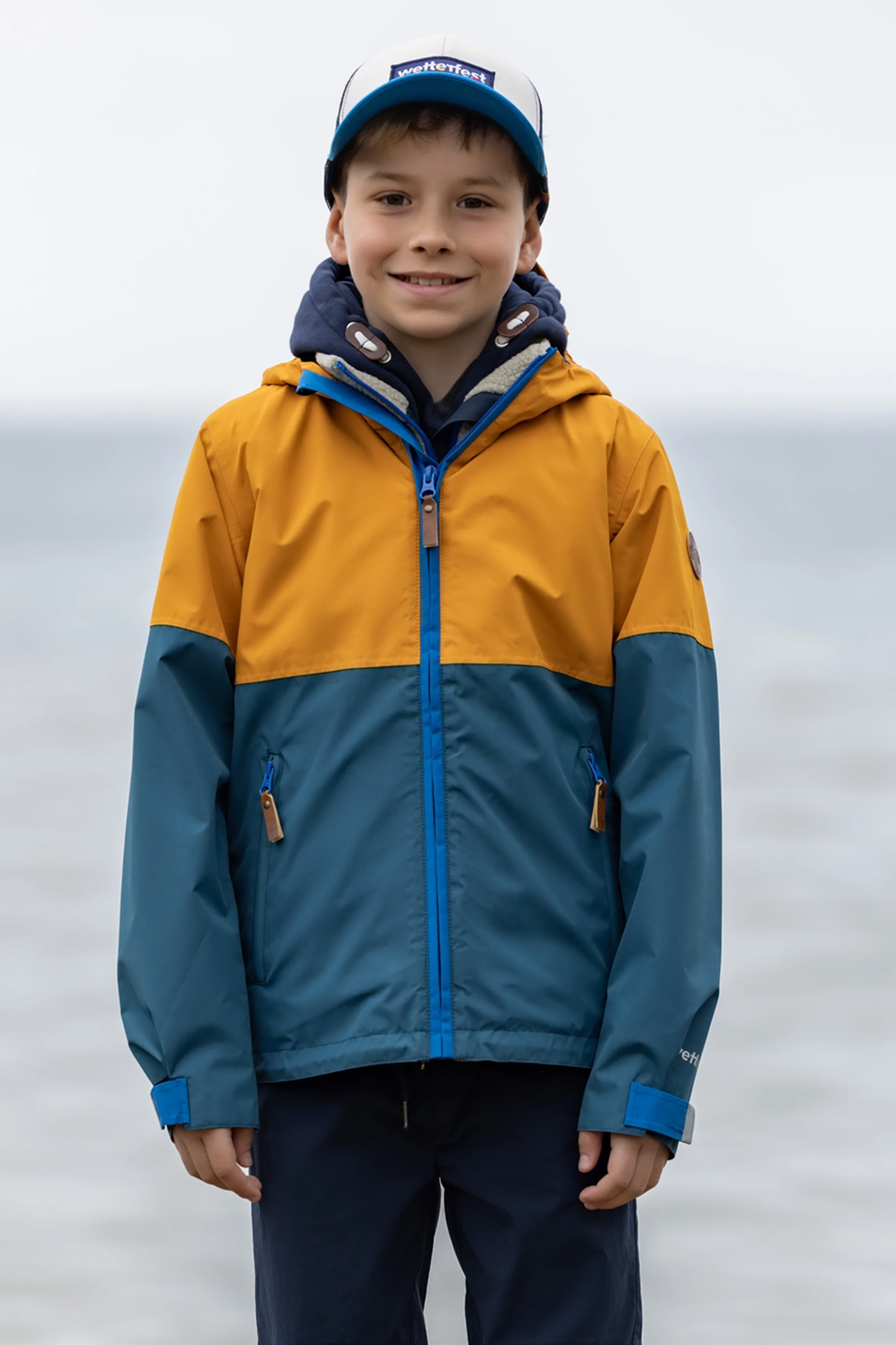 RUKKA Puki Kinder Regenjacke Orange, , Größe: 164