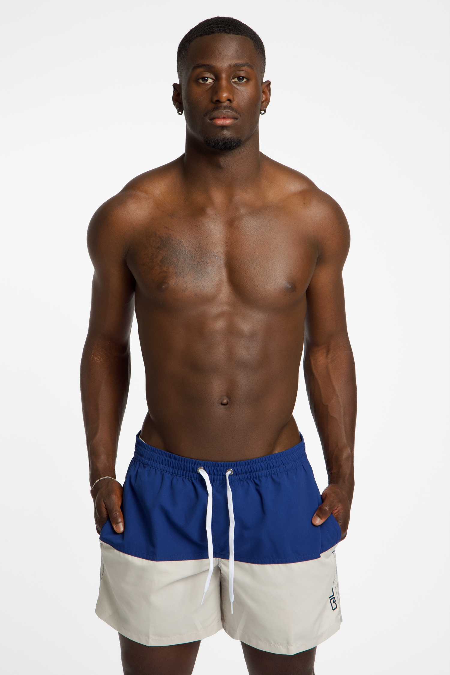 Image of Quiksilver Blocked Volley 15 Inch Herren Badeshort Blau, Herren, Größe: XL