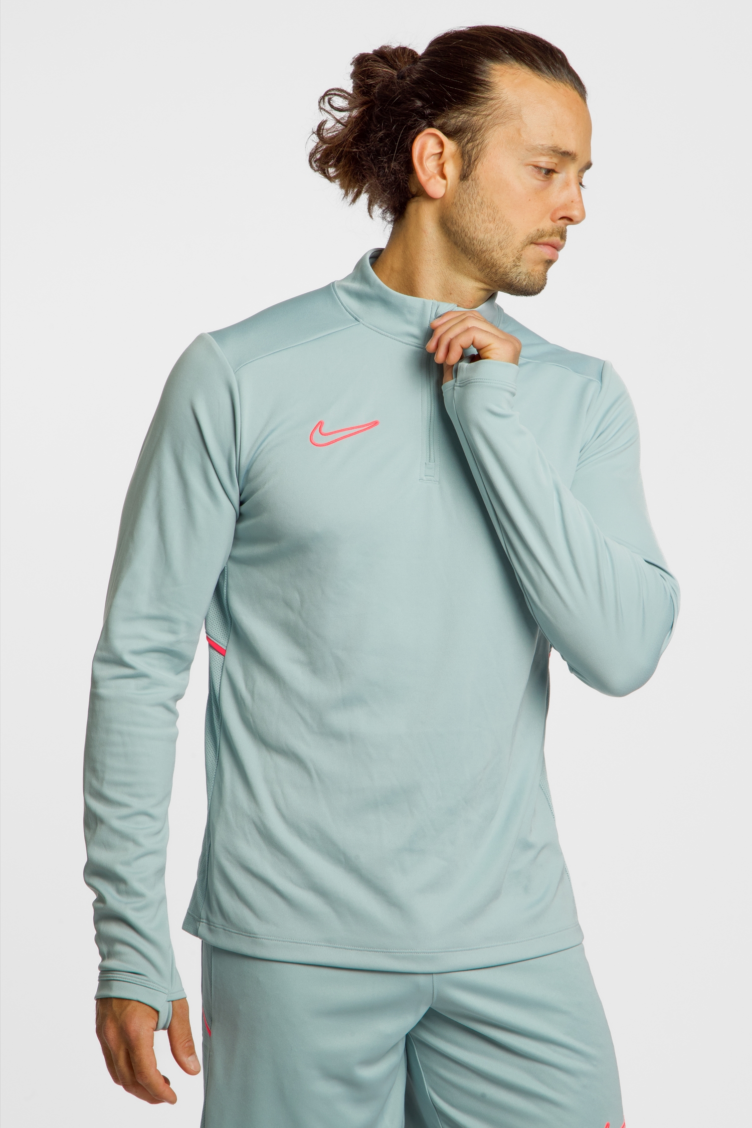 Nike Dri-Fit Academy 25 Drill Herren Longsleeve Blau, Herren, Größe: XL