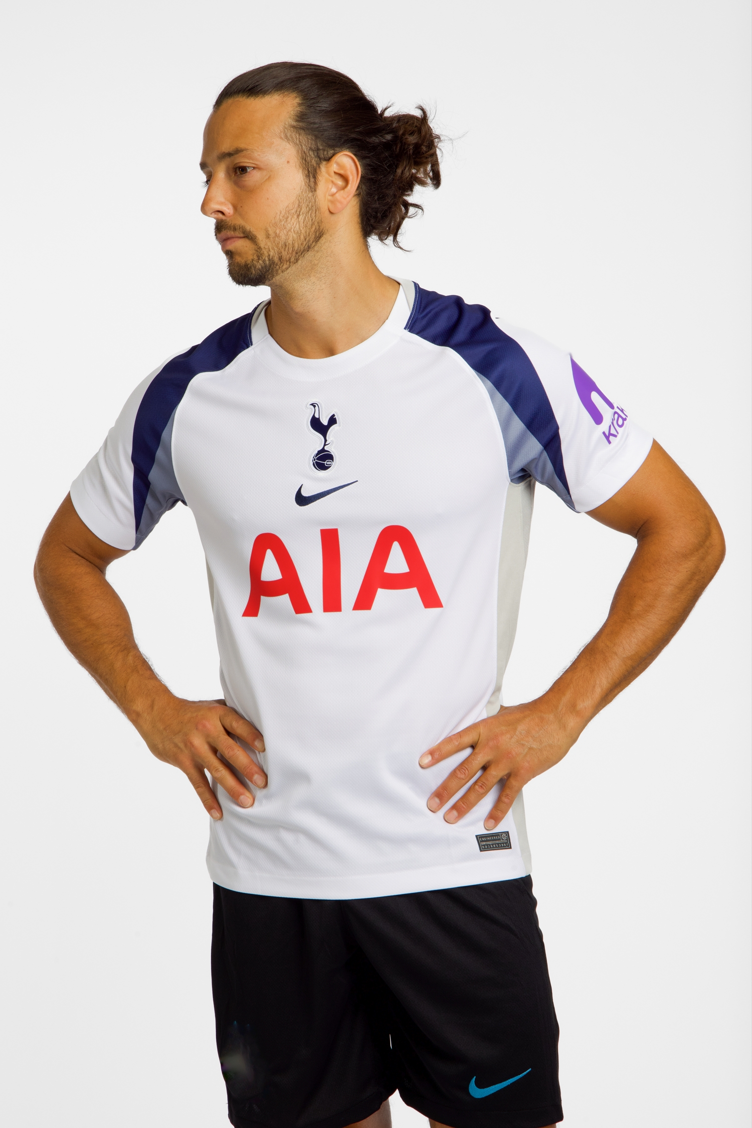 Image of Nike Tottenham Hotspur Home Replica Herren Fussballtrikot 25/26 Weiss, Herren, Größe: S