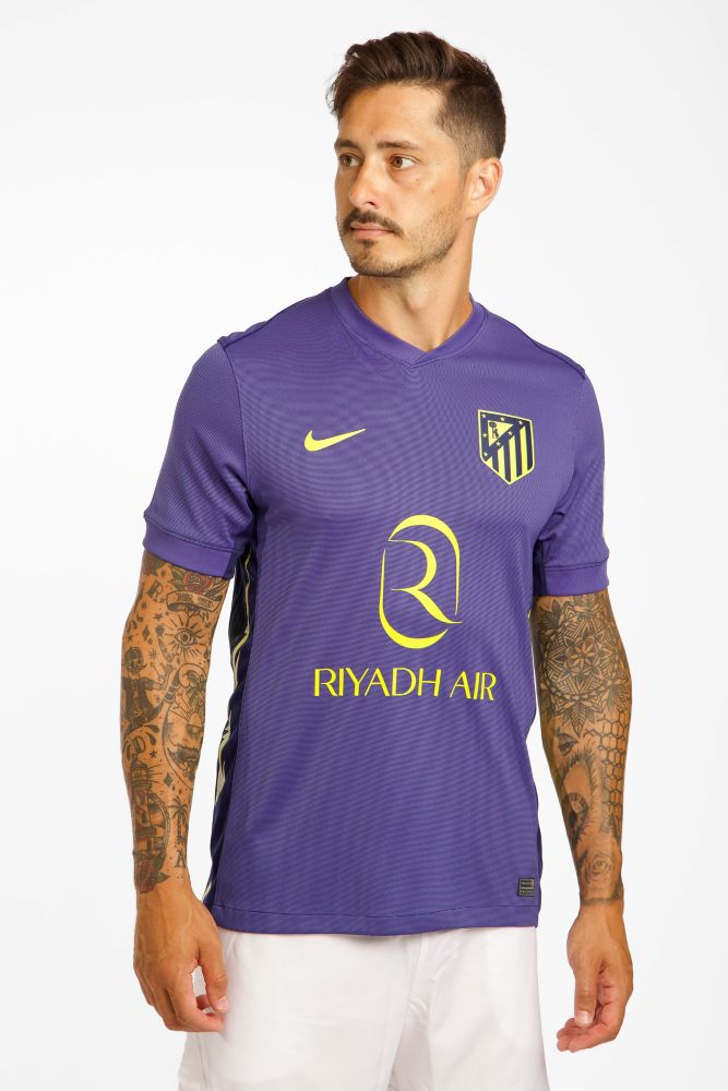 Image of Nike Atlético Madrid Away Replica Herren Fussballtrikot 25/26 Blau, Herren, Größe: M