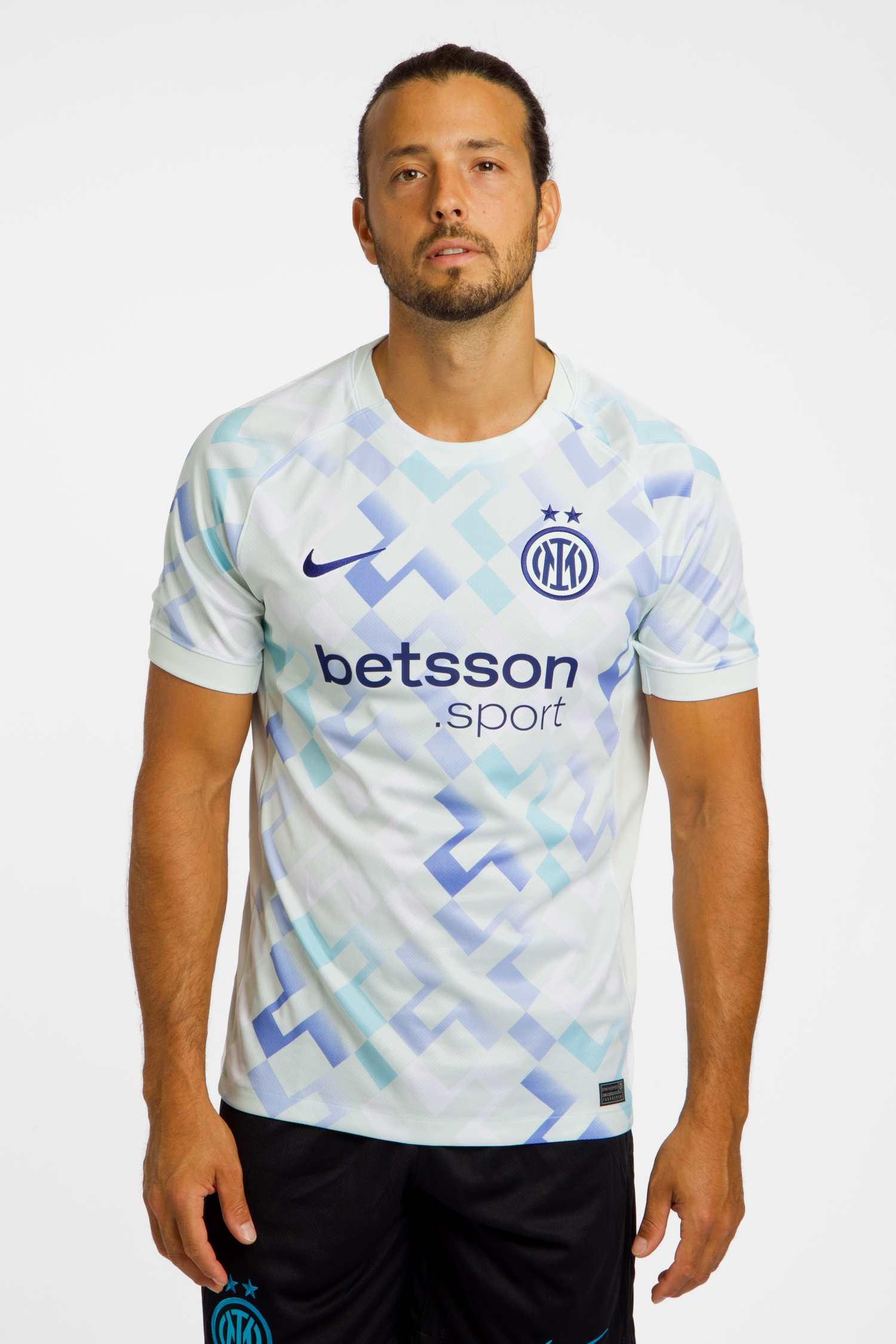 Image of Nike Inter Mailand Away Replica Herren Fussballtrikot 25/26 Weiss, Herren, Größe: L