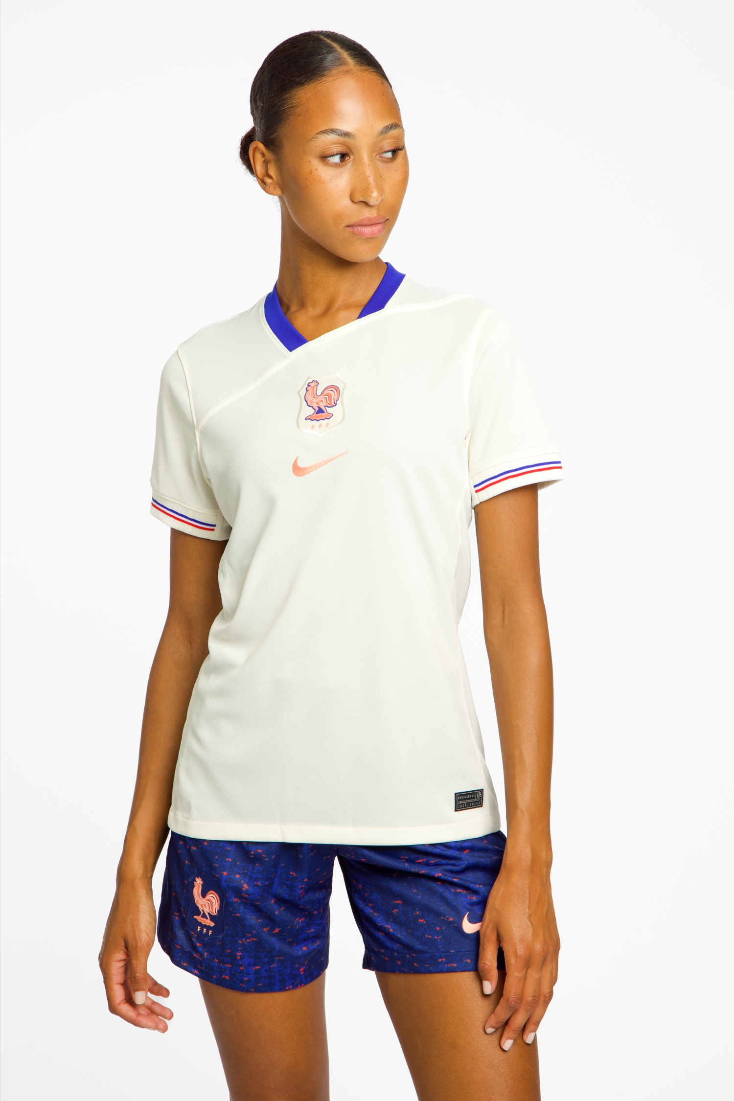 Image of Nike Frankreich Away Replica Damen Fussballtrikot Frauen EM 2025 Weiss, Damen, Größe: M