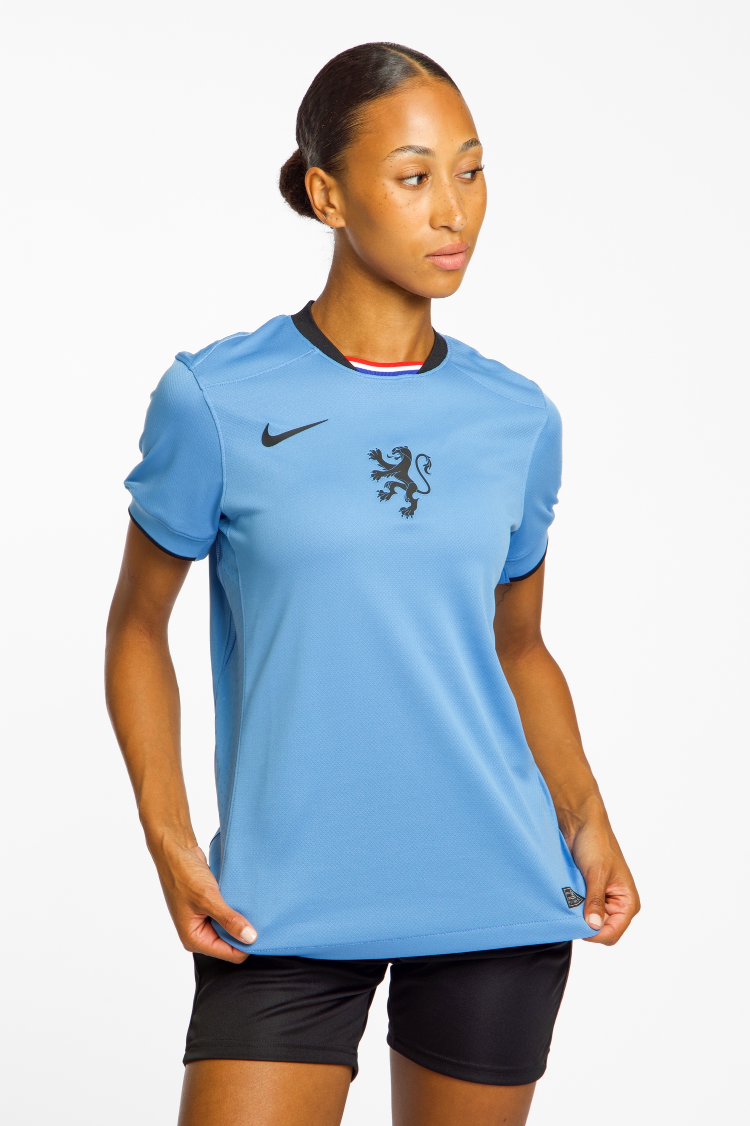 Image of Nike Holland Away Replica Damen Fussballtrikot Frauen EM 2025 Blau, Damen, Größe: L