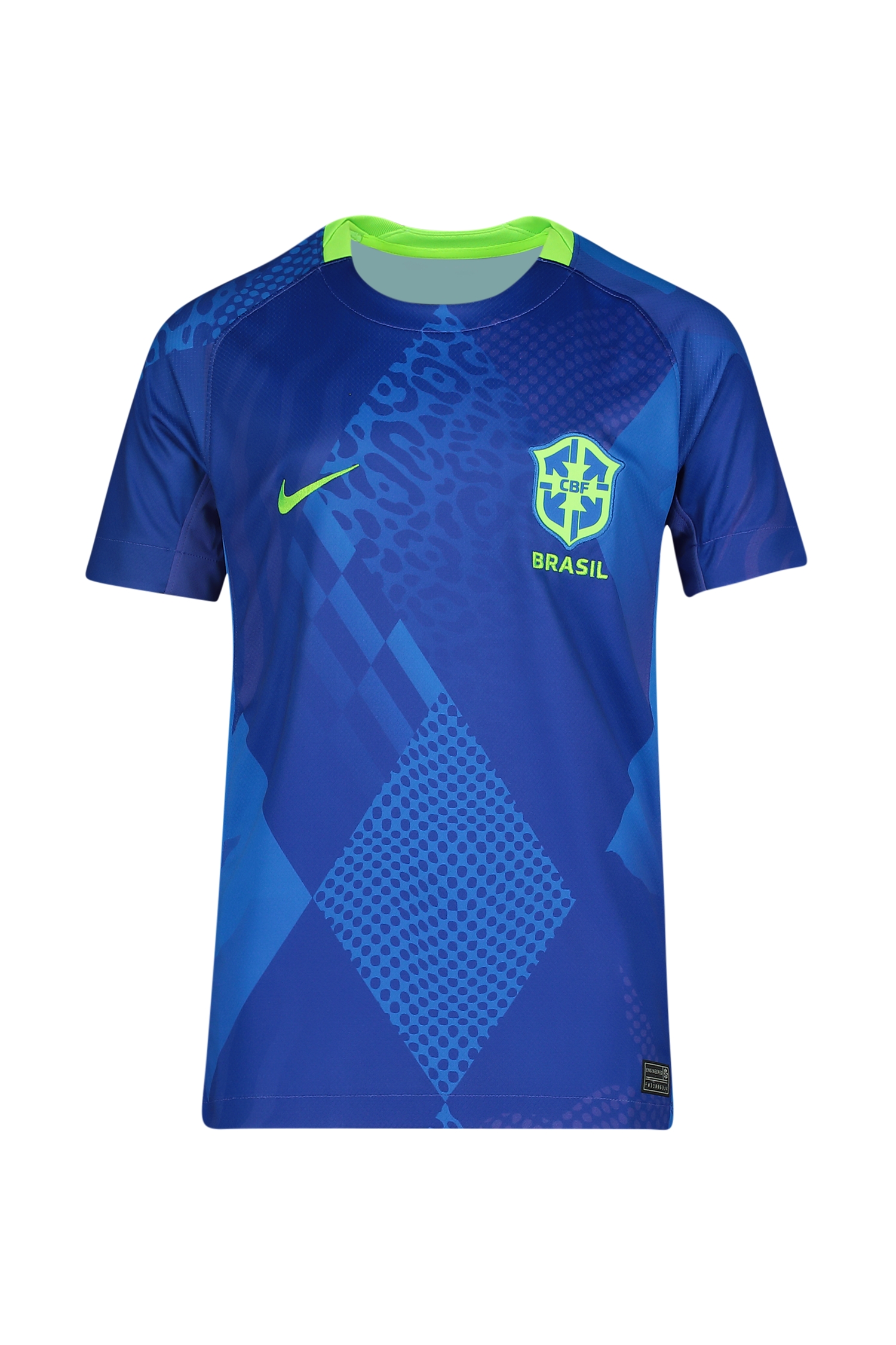 Image of Nike Brasilien Away Replica Kinder Fussballtrikot Frauenteam 2025 Gelb, , Größe: 128