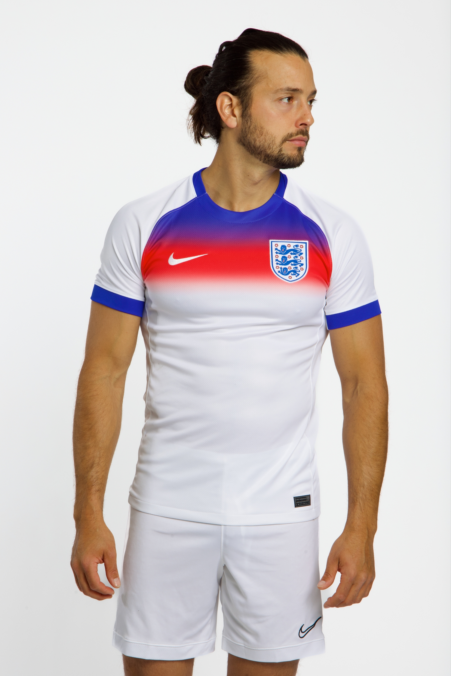 Image of Nike England Home Replica Herren Fussballtrikot Frauen EM 2025 Weiss, Herren, Größe: M
