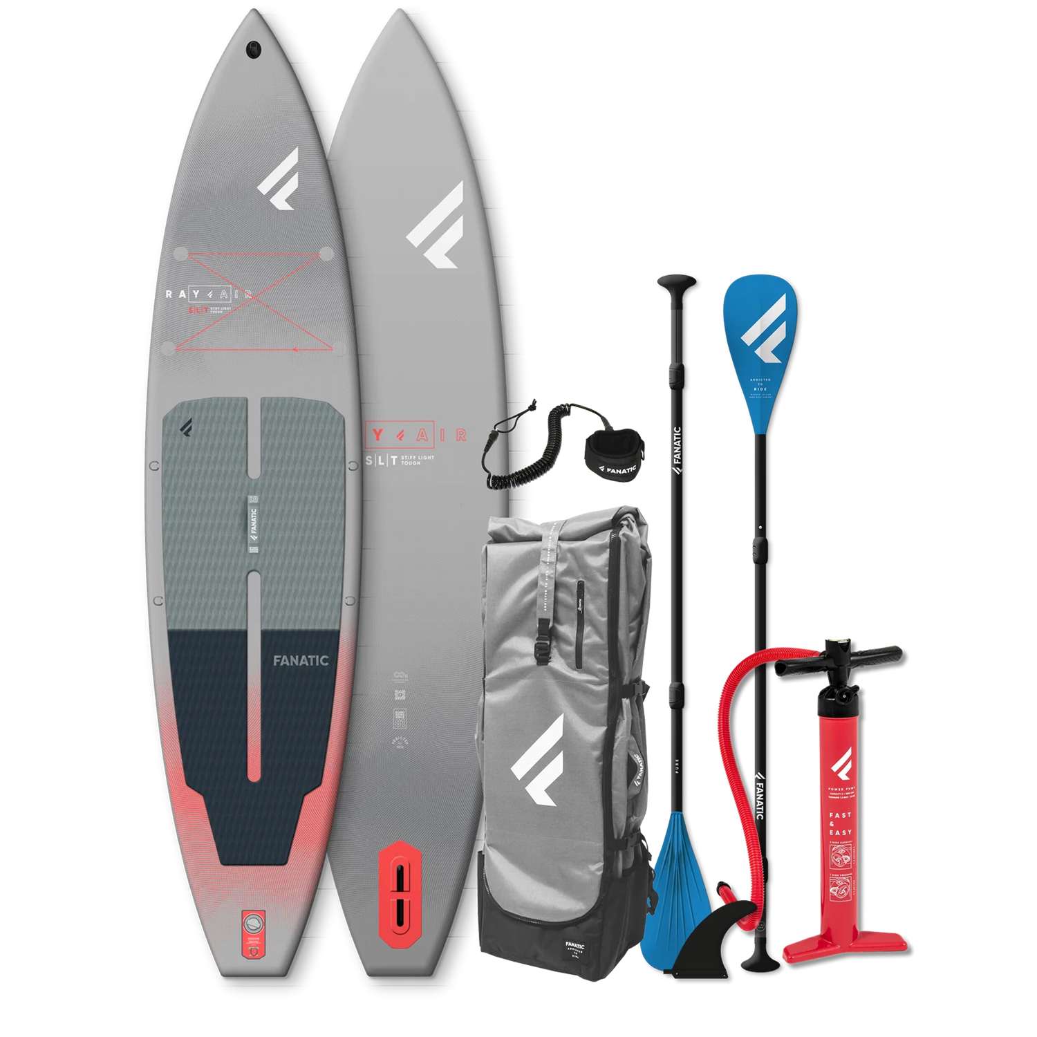 Image of Fanatic Ray Air SLT 11.6 Stand Up Paddle (iSUP) Grau, Herren, Größe: 11