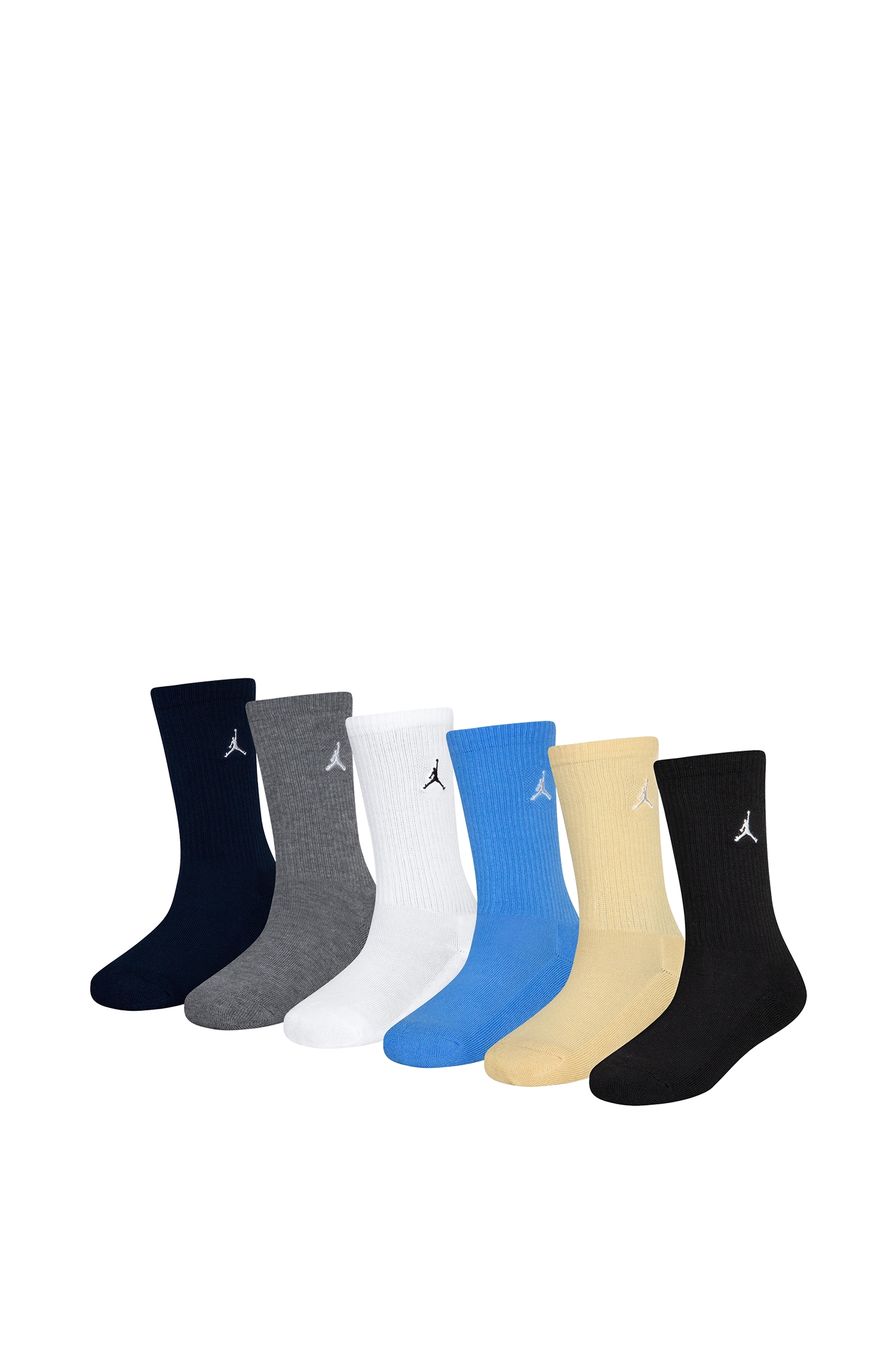 Image of Jordan 6-Pack Everyday Essentials Crew 37.5-40 Kinder Socken Multicolor, , Größe: 35-37 1/2