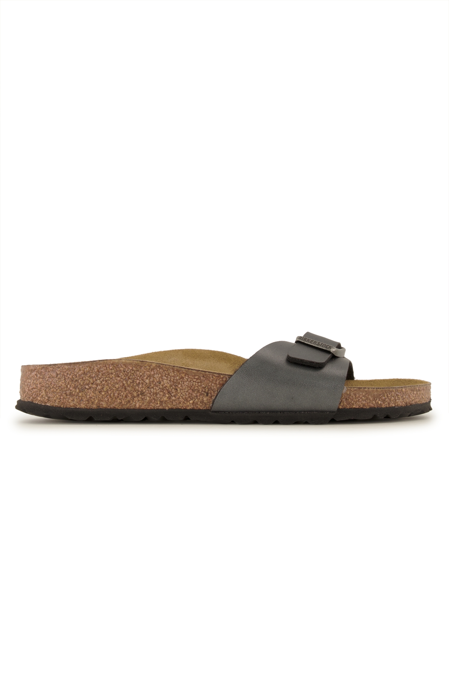 Image of Birkenstock Madrid Birko-Flor® Narrow Fit Damen Slipper Schwarz, Damen, Größe: 41