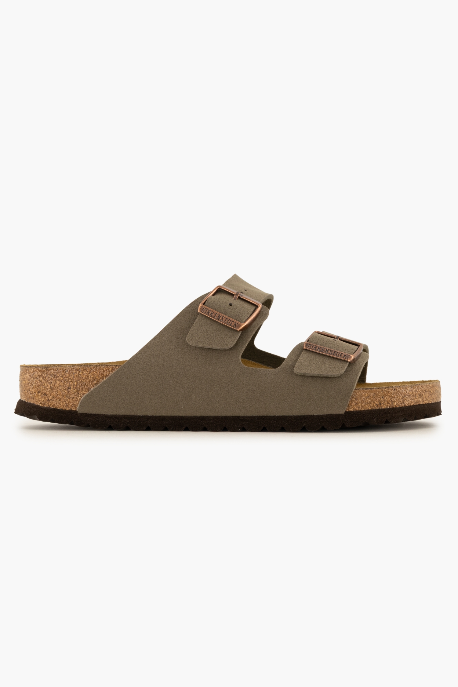 Image of Birkenstock Arizona Birko-Flor® Regular Fit Herren Slipper Grau, Herren, Größe: 41