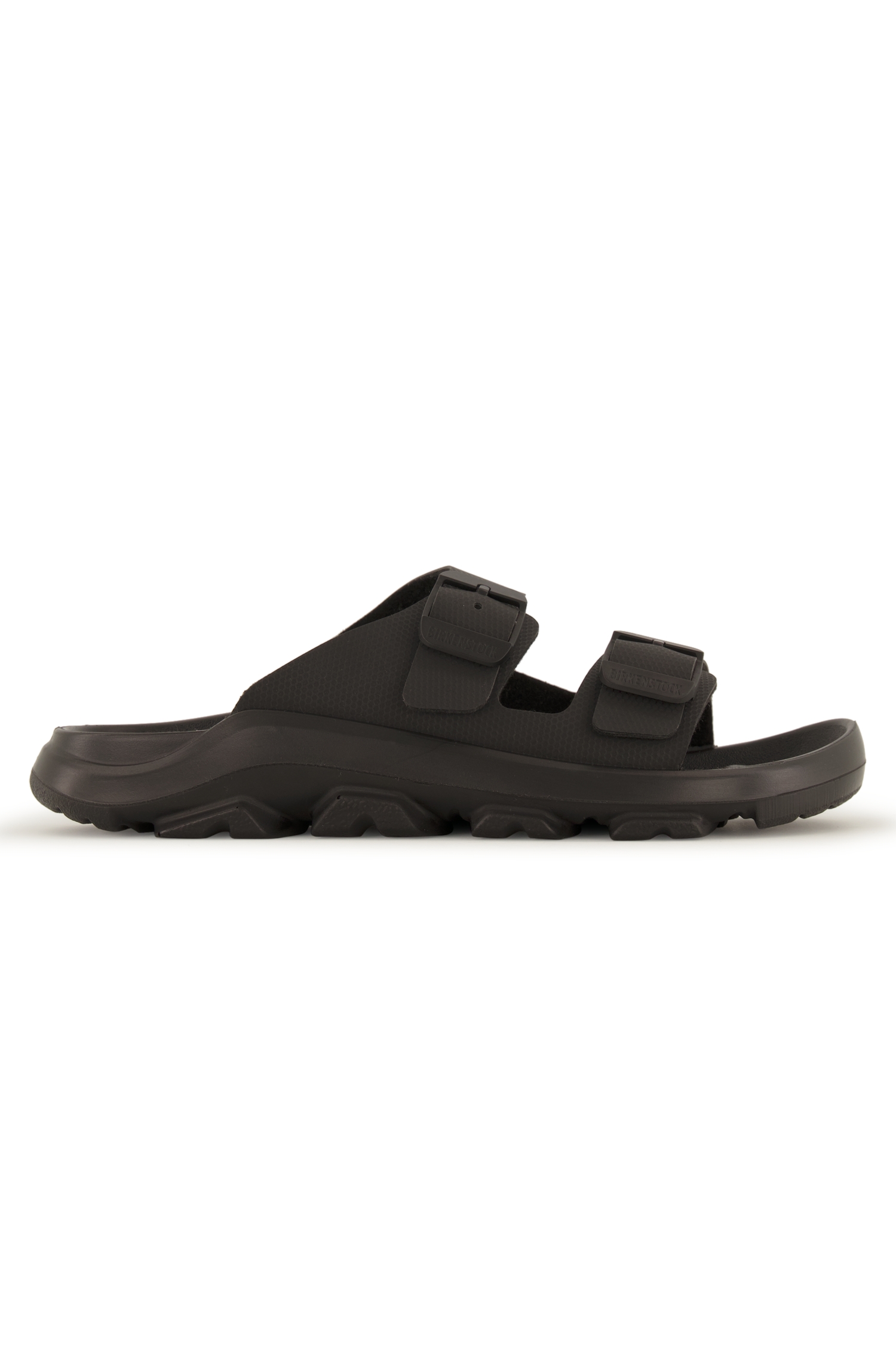 Image of Birkenstock Mogami Terra Stealth Birko-Flor® Regular Fit Damen Slipper Schwarz, Damen, Größe: 37