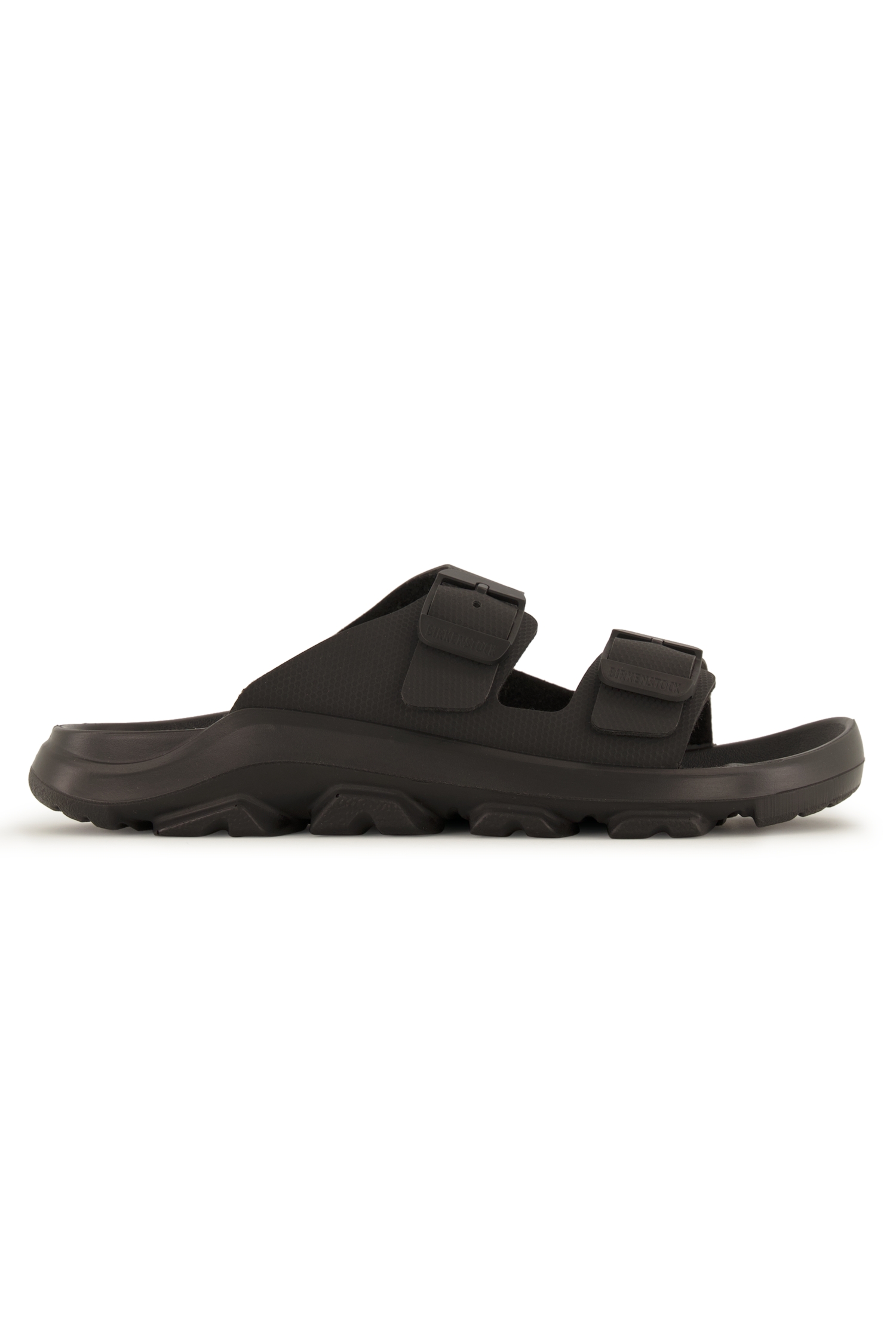 Birkenstock Mogami Terra Stealth Birko-Flor® Regular Fit Herren Slipper Schwarz, Herren, Größe: 46