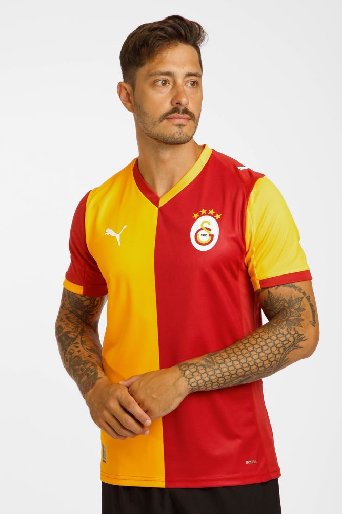 Image of PUMA Galatasaray Home Replica Herren Fussballtrikot 25/26 ohne Sponsor Orange, Herren, Größe: S
