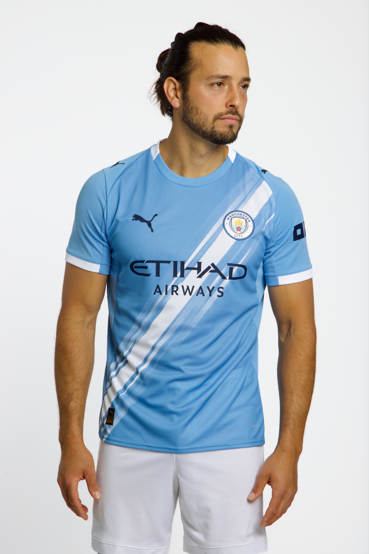 Image of PUMA Manchester City Home Replica Herren Fussballtrikot 25/26 Blau, Herren, Größe: XL