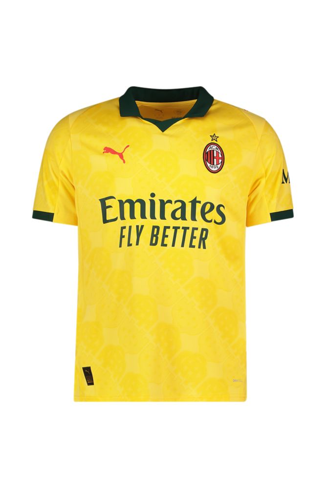 Image of PUMA AC Milan 3rd Replica Herren Fussballtrikot 25/26 Gelb, Herren, Größe: L