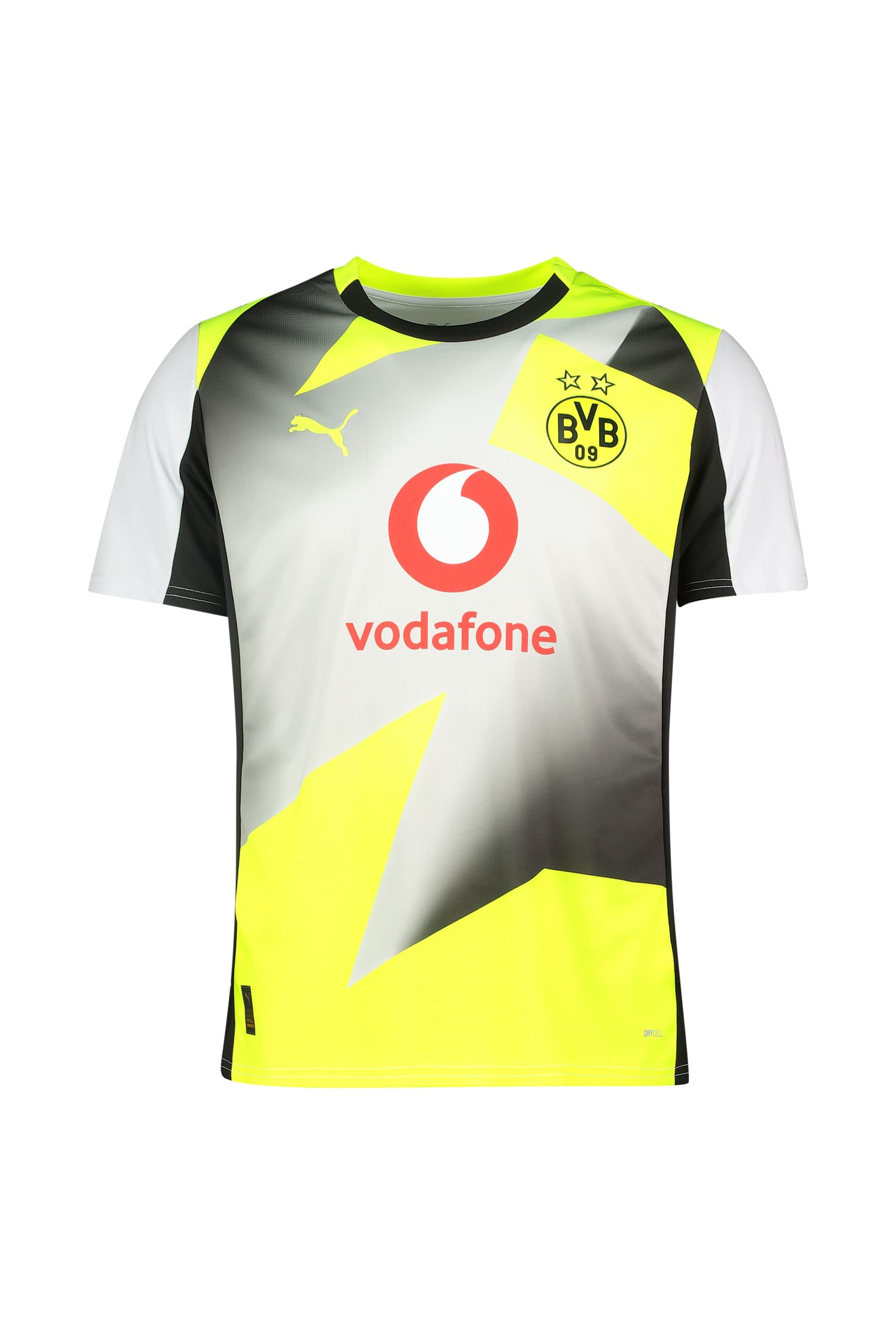 Image of PUMA Borussia Dortmund Away Replica Herren Fussballtrikot 25/26 Silber, Herren, Größe: S