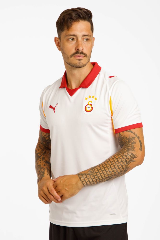 Image of PUMA Galatasaray Away Replica Herren Fussballtrikot 25/26 ohne Sponsor Weiss, Herren, Größe: L