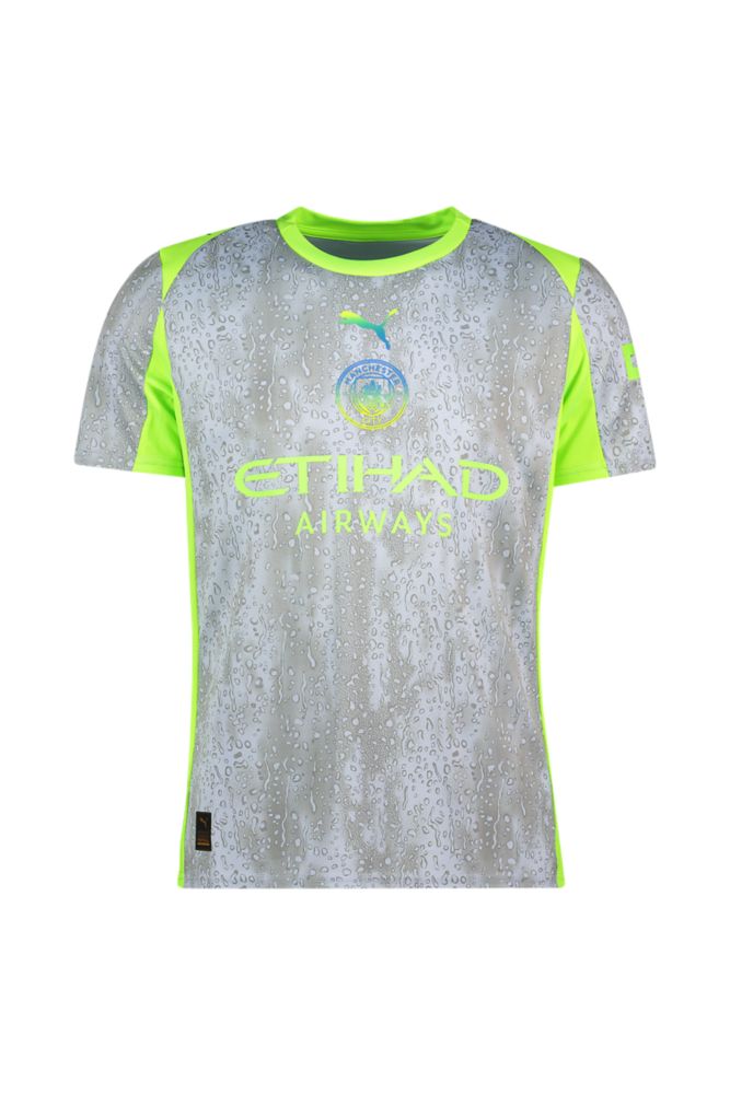Image of PUMA Manchester City 3rd Replica Herren Fussballtrikot 25/26 Grau, Herren, Größe: L