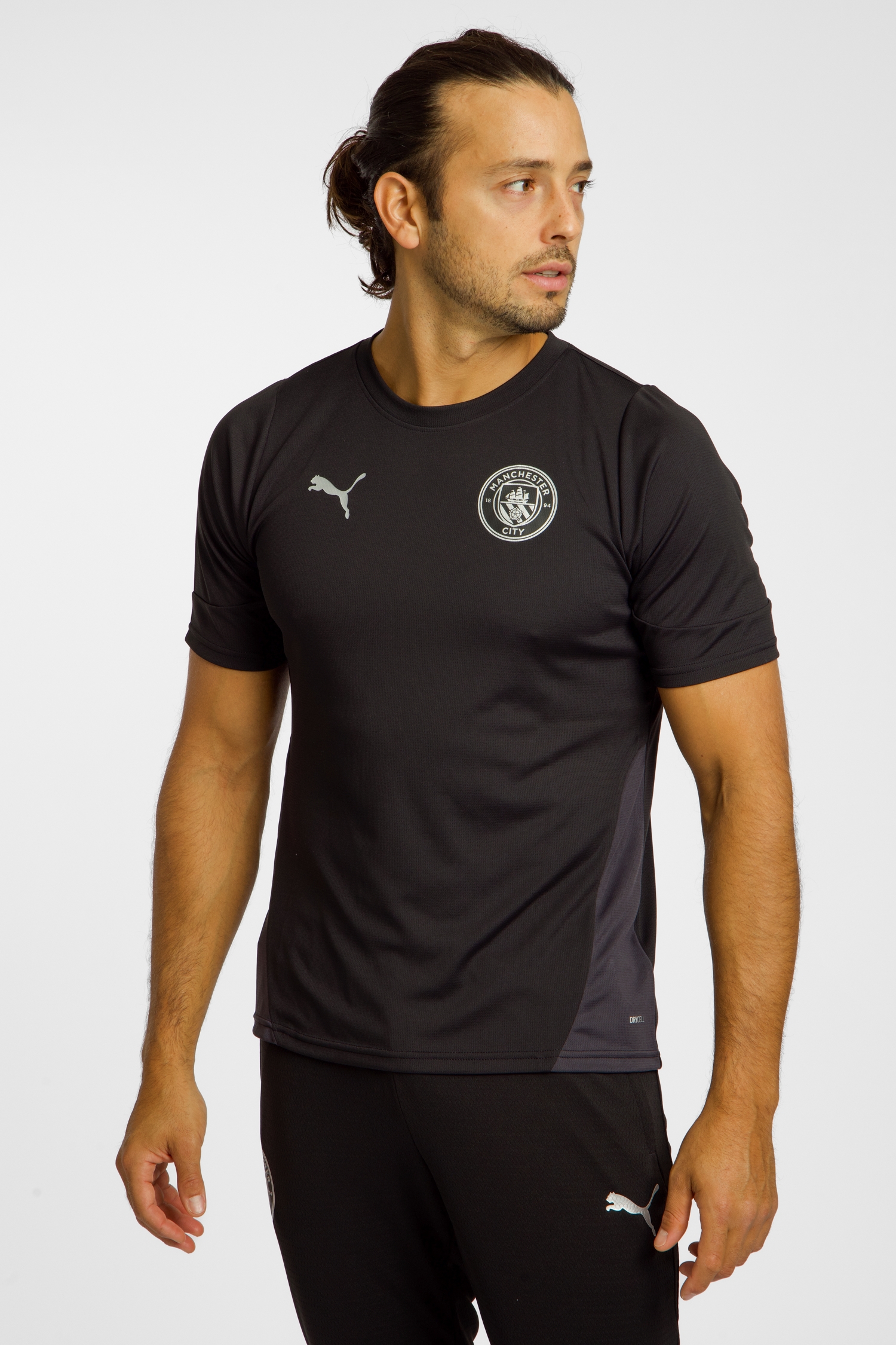 Image of PUMA Manchester City Training Herren T-Shirt 25/26 Schwarz, Herren, Größe: S
