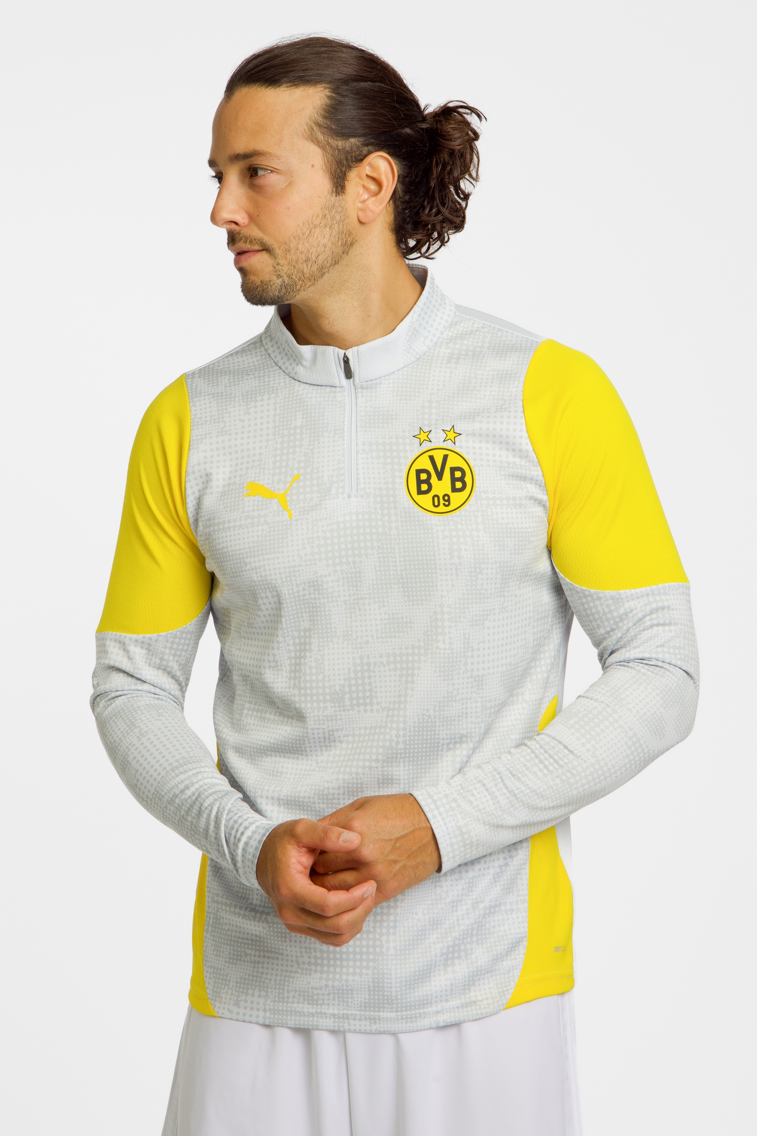 Image of PUMA Borussia Dortmund Herren Longsleeve 25/26 Gelb, Herren, Größe: M