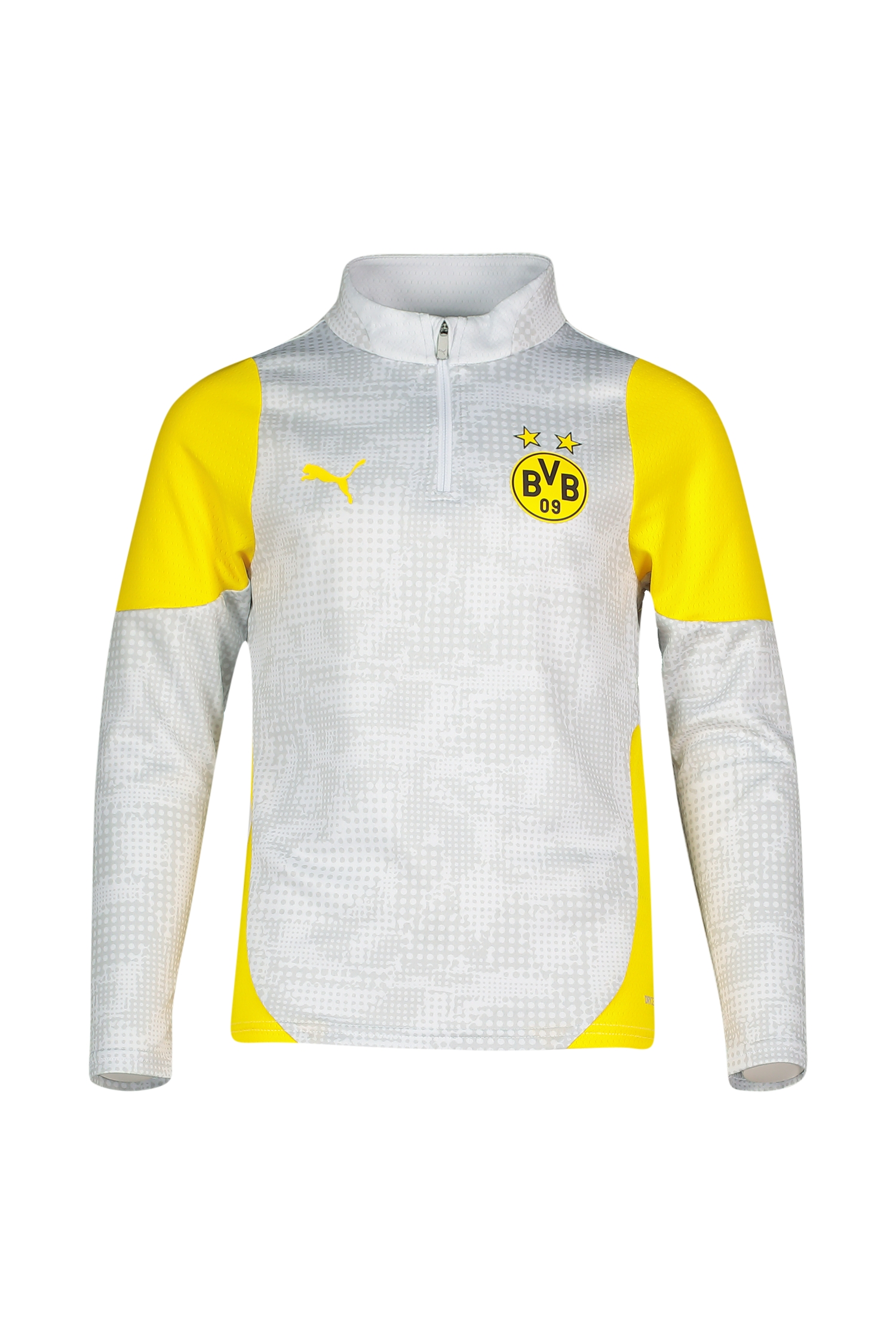 Image of PUMA Borussia Dortmund Kinder Longsleeve 25/26 Weiss, , Größe: 128