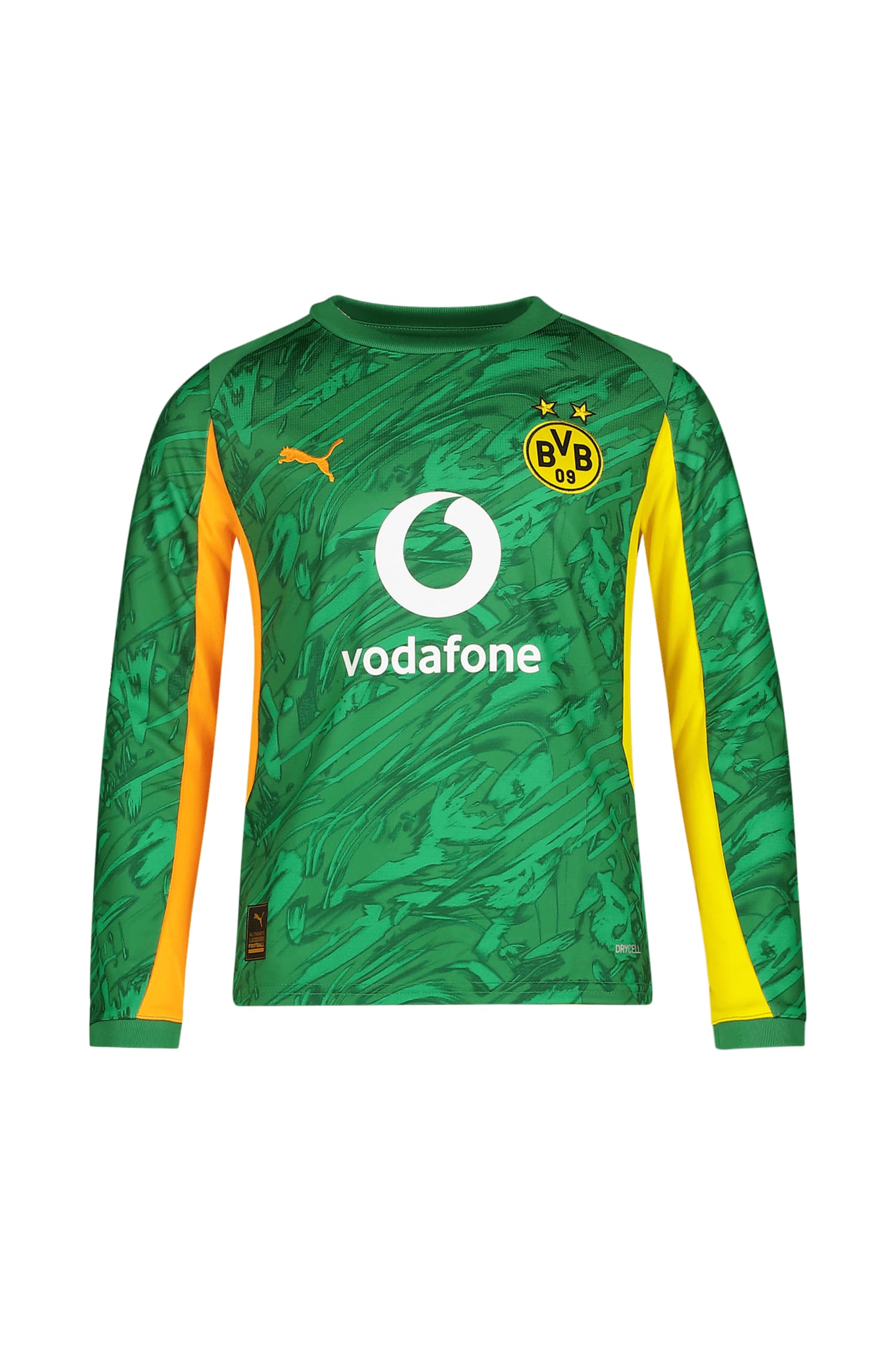 Image of PUMA Borussia Dortmund Replica Kinder Torwarttrikot 25/26 Grün, , Größe: 128