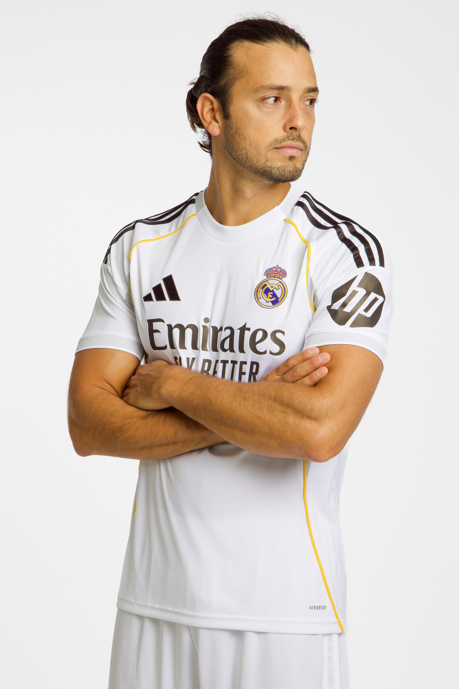 Image of adidas Real Madrid Home Replica Herren Fussballtrikot 25/26 Weiss, Herren, Größe: XL