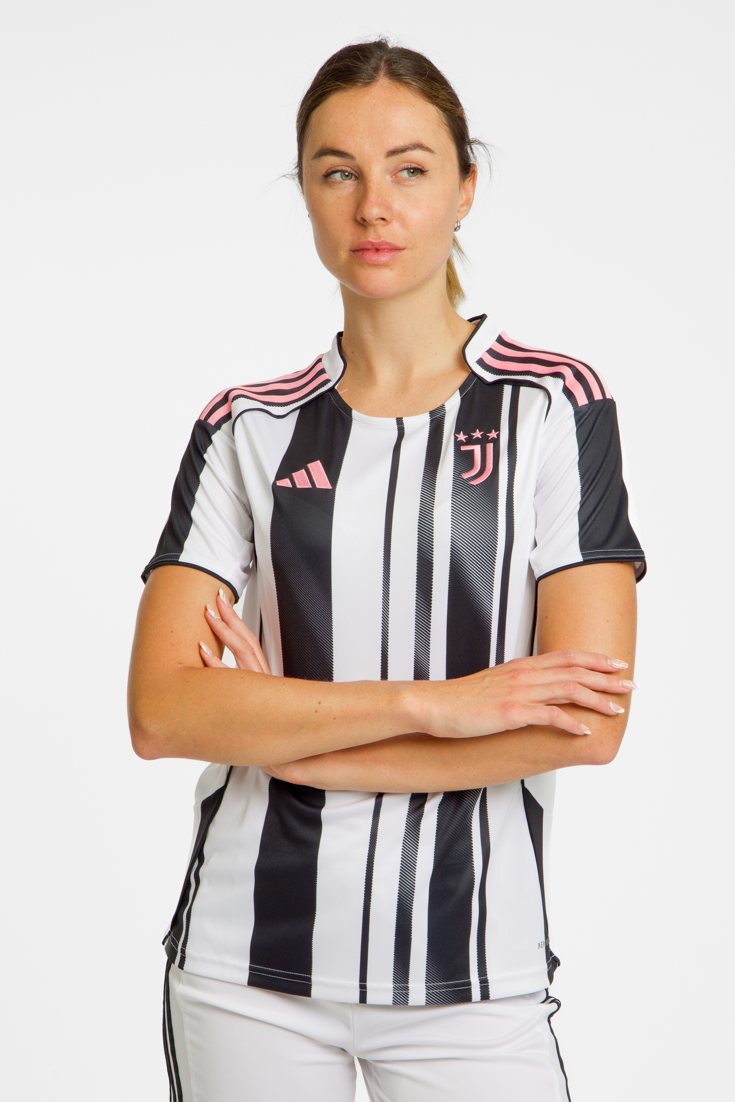 Image of adidas Juventus Turin Home Replica Damen Fussballtrikot 25/26 Schwarz, Damen, Größe: XL