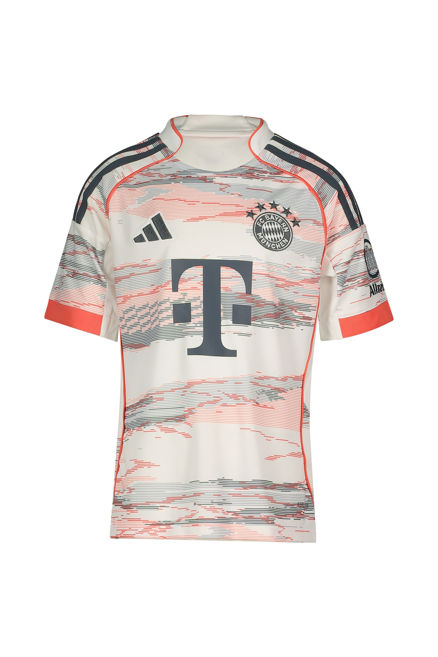 Image of adidas FC Bayern München Away Replica Kinder Fussballtrikot 25/26 Weiss, , Größe: 128