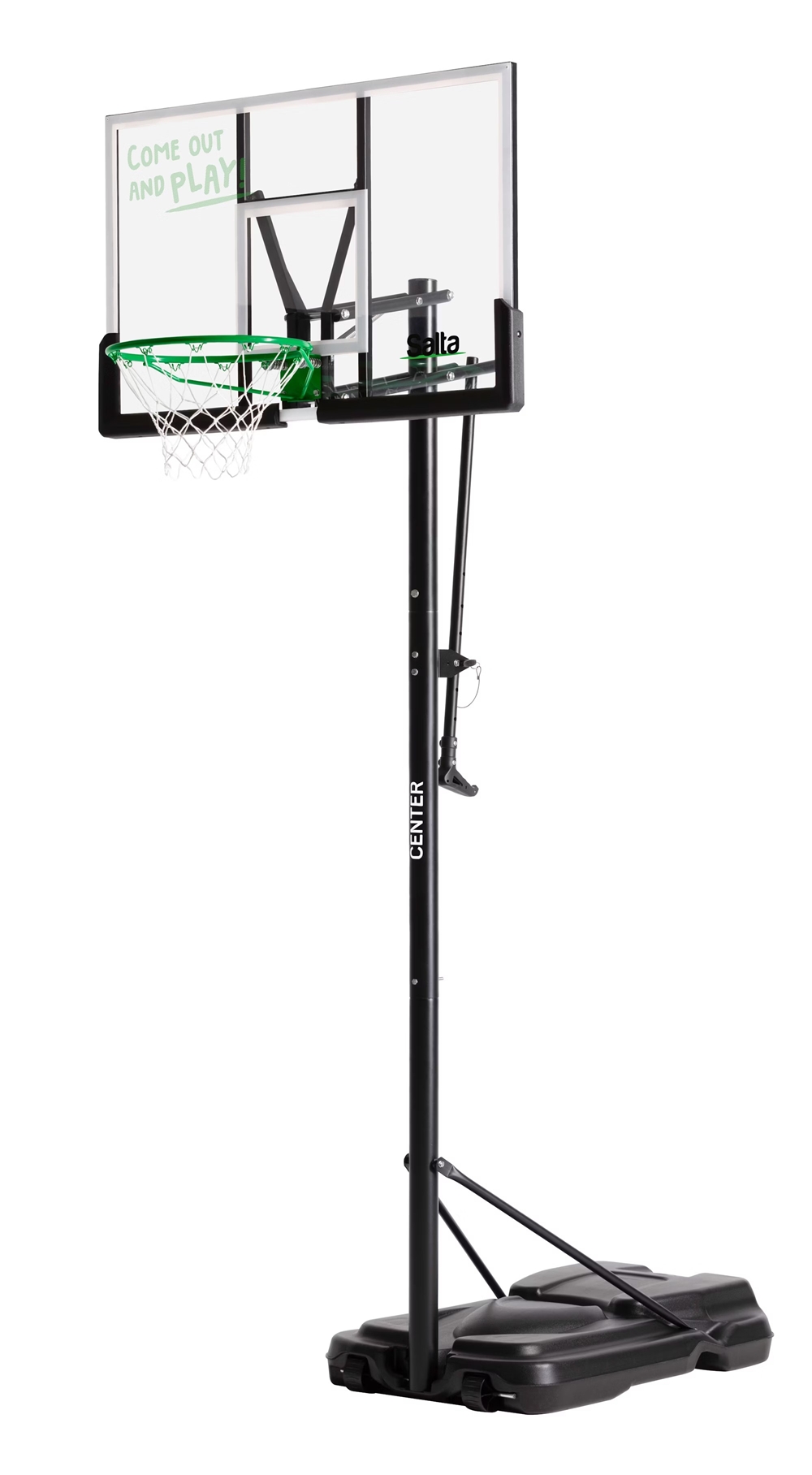 Image of Salta Center 125 cm x 371 cm Basketballkorb Schwarz, Herren, Größe: 0