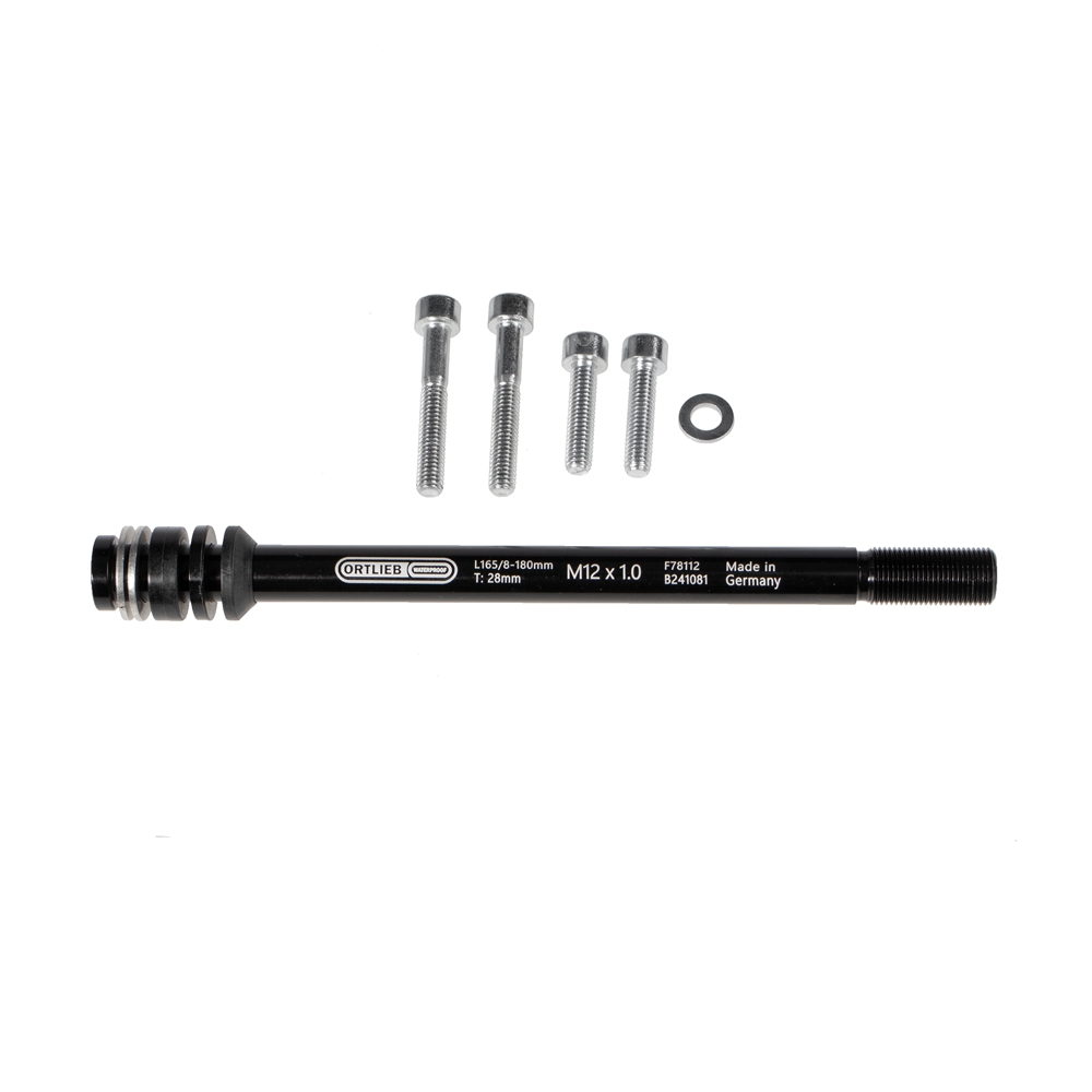 Image of Ortlieb Thru Axle M6-Connector 1.0 mm Adapter Schwarz, , Größe: ONE SIZE
