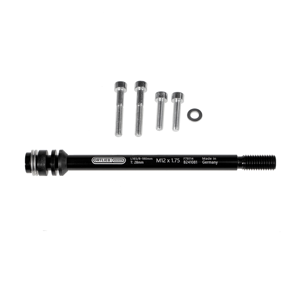 Image of Ortlieb Thru Axle M6-Connector 1.75 mm Adapter Schwarz, , Größe: ONE SIZE