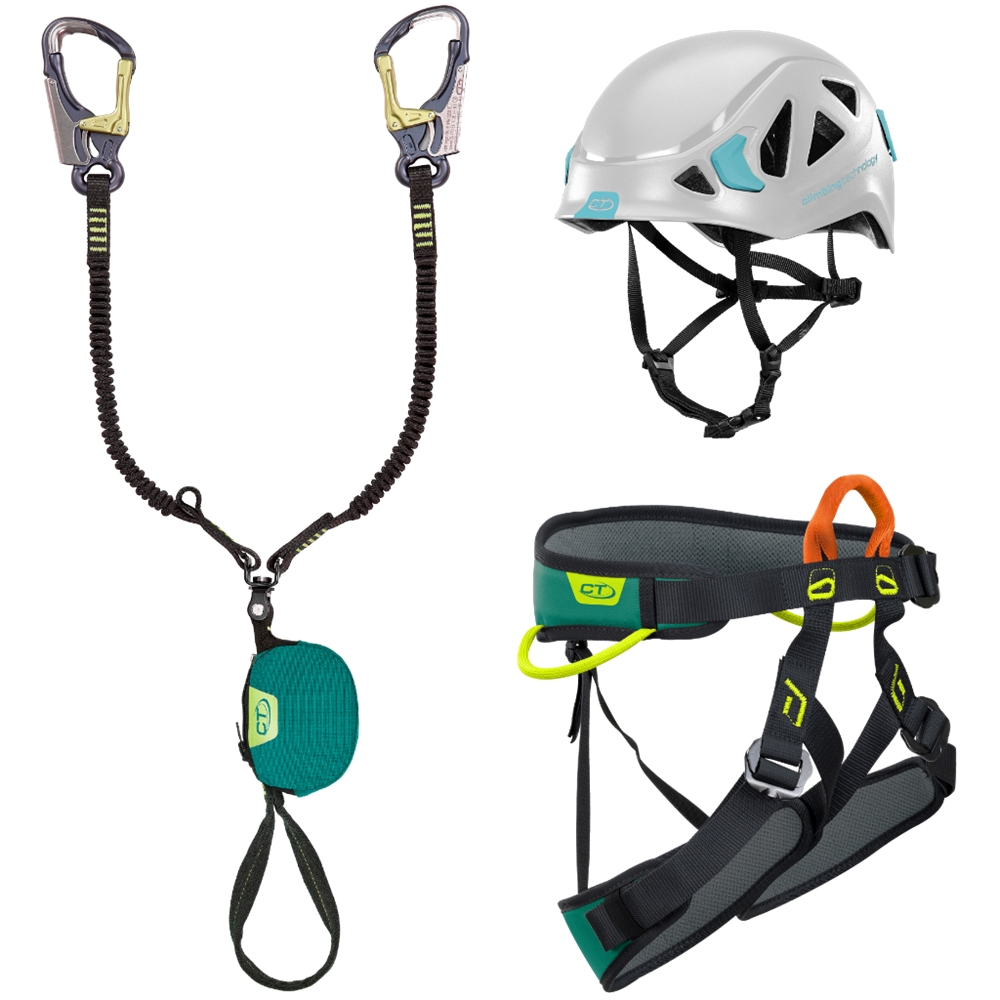 Image of Climbing Technology Top Shell Klettersteigset Schwarz, Herren, Größe: M/L