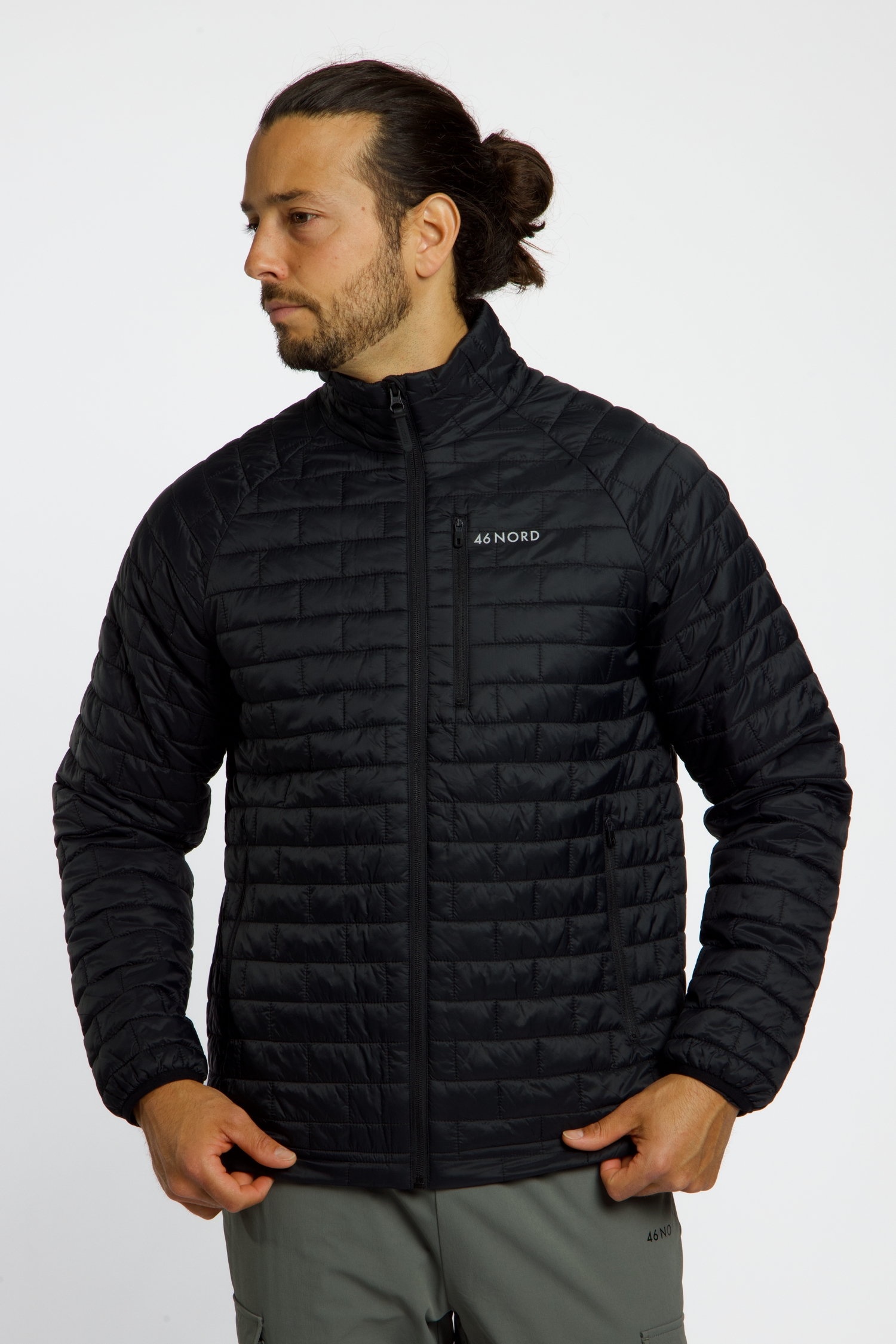 Image of 46 NORD Herren Steppjacke Schwarz, Herren, Größe: M