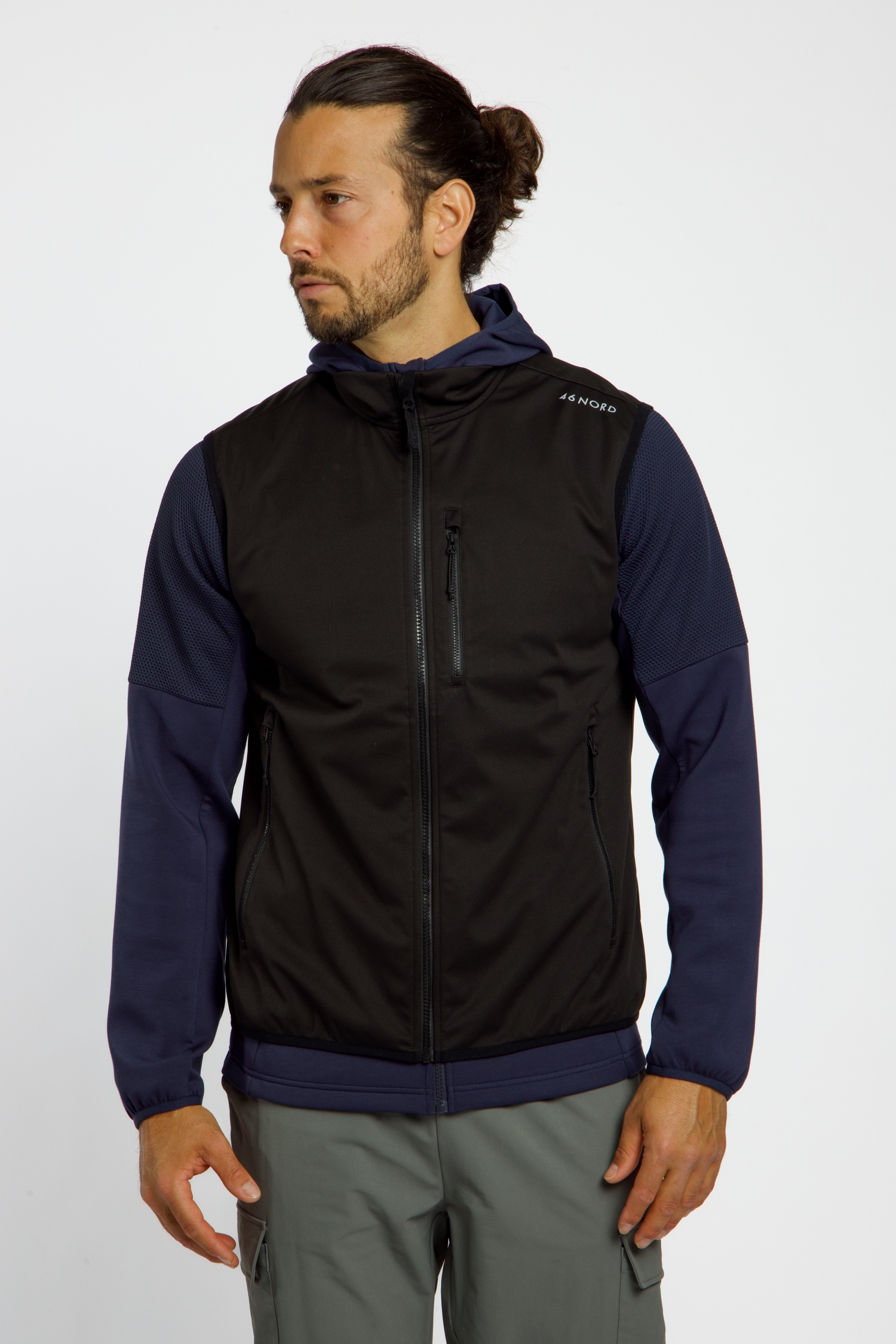 Image of 46 NORD Herren Gilet Schwarz, Herren, Größe: S