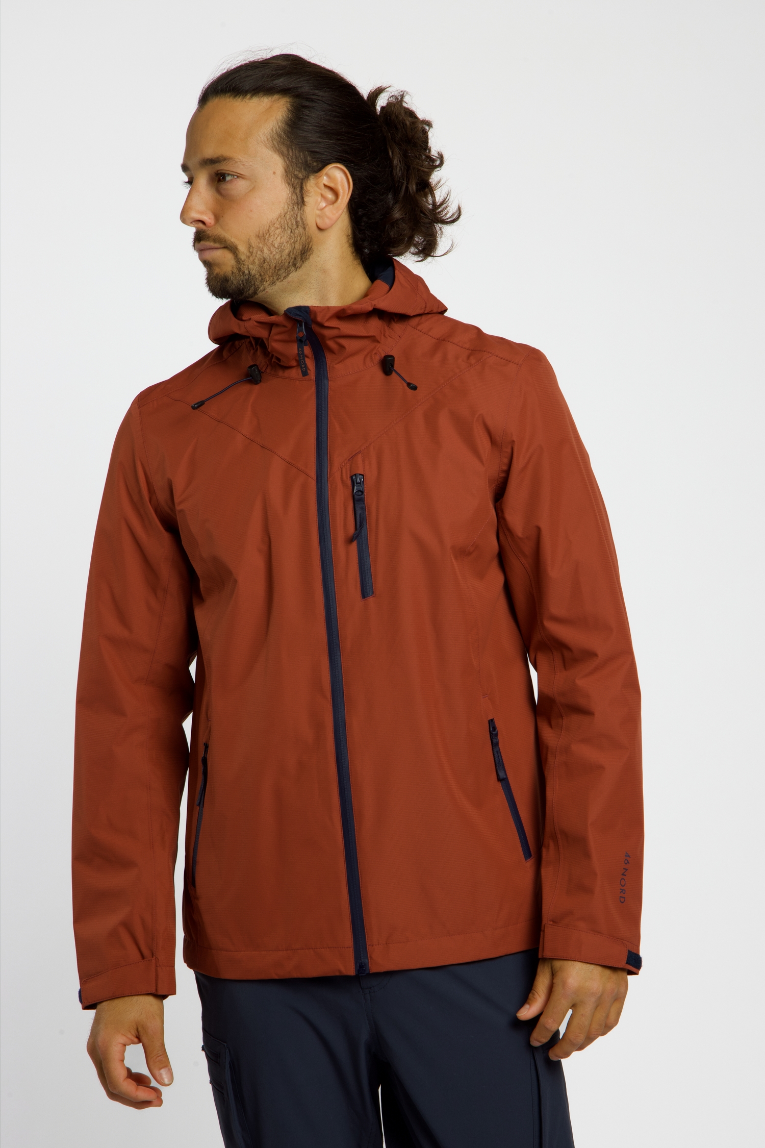 46 NORD Herren Regenjacke Braun, Herren, Größe: S