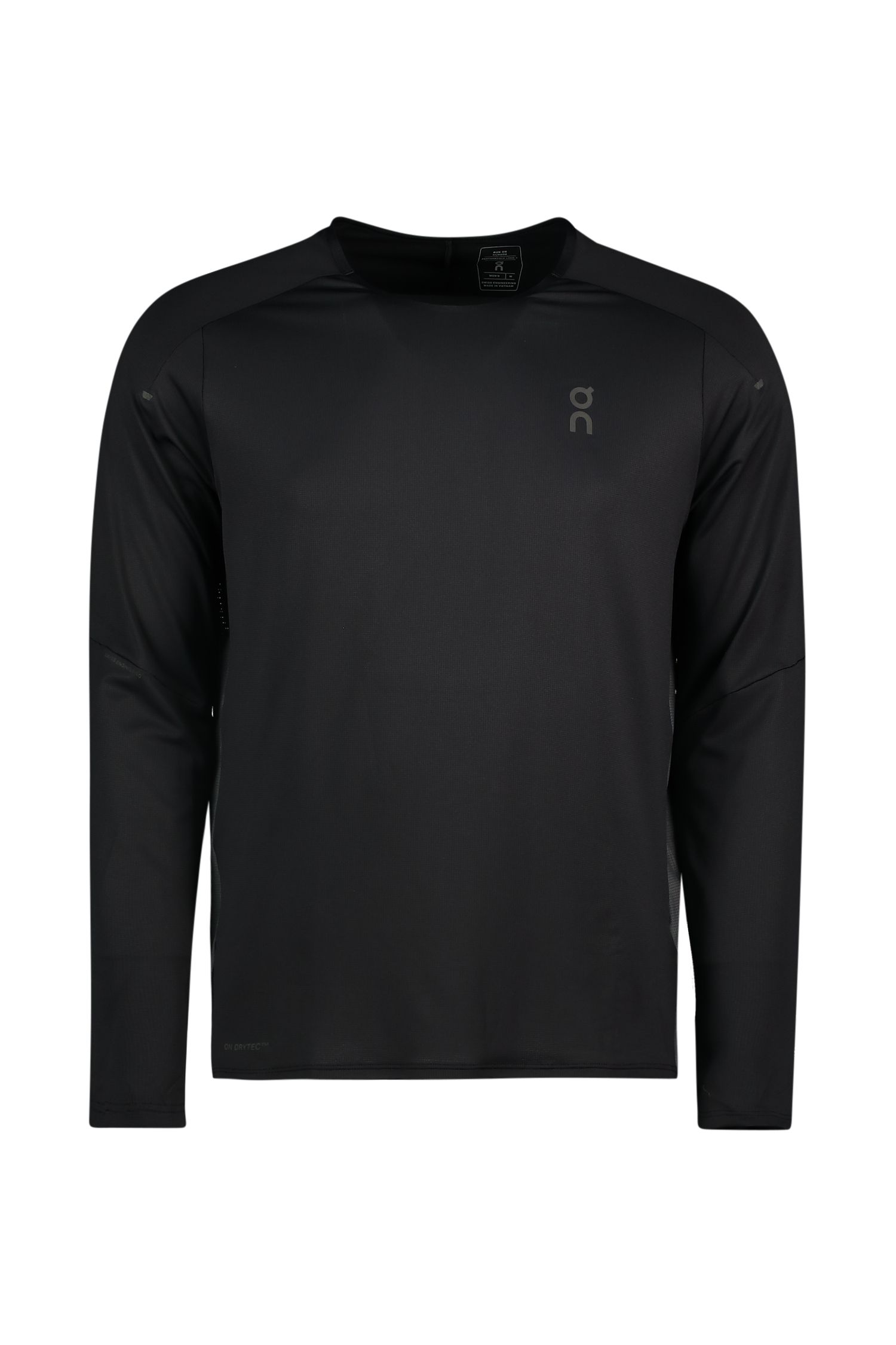 ON Performance Long-T Herren Longsleeve Schwarz, Herren, Größe: M