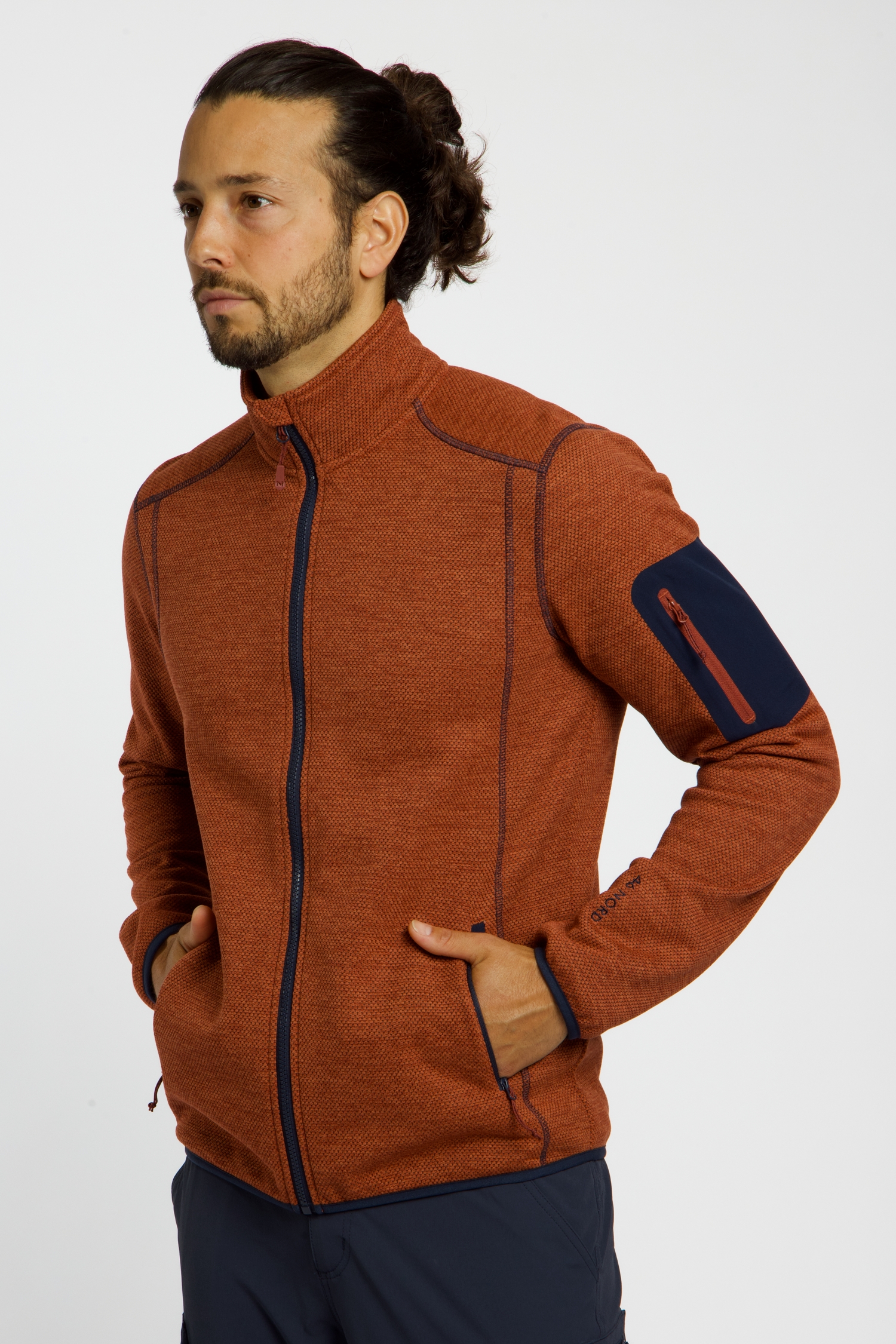 46 NORD Herren Midlayer Braun, Herren, Größe: S
