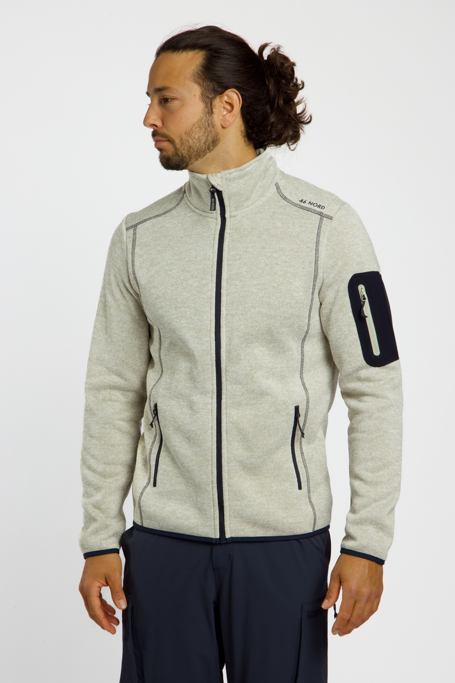Image of 46 NORD Herren Midlayer Weiss, Herren, Größe: L