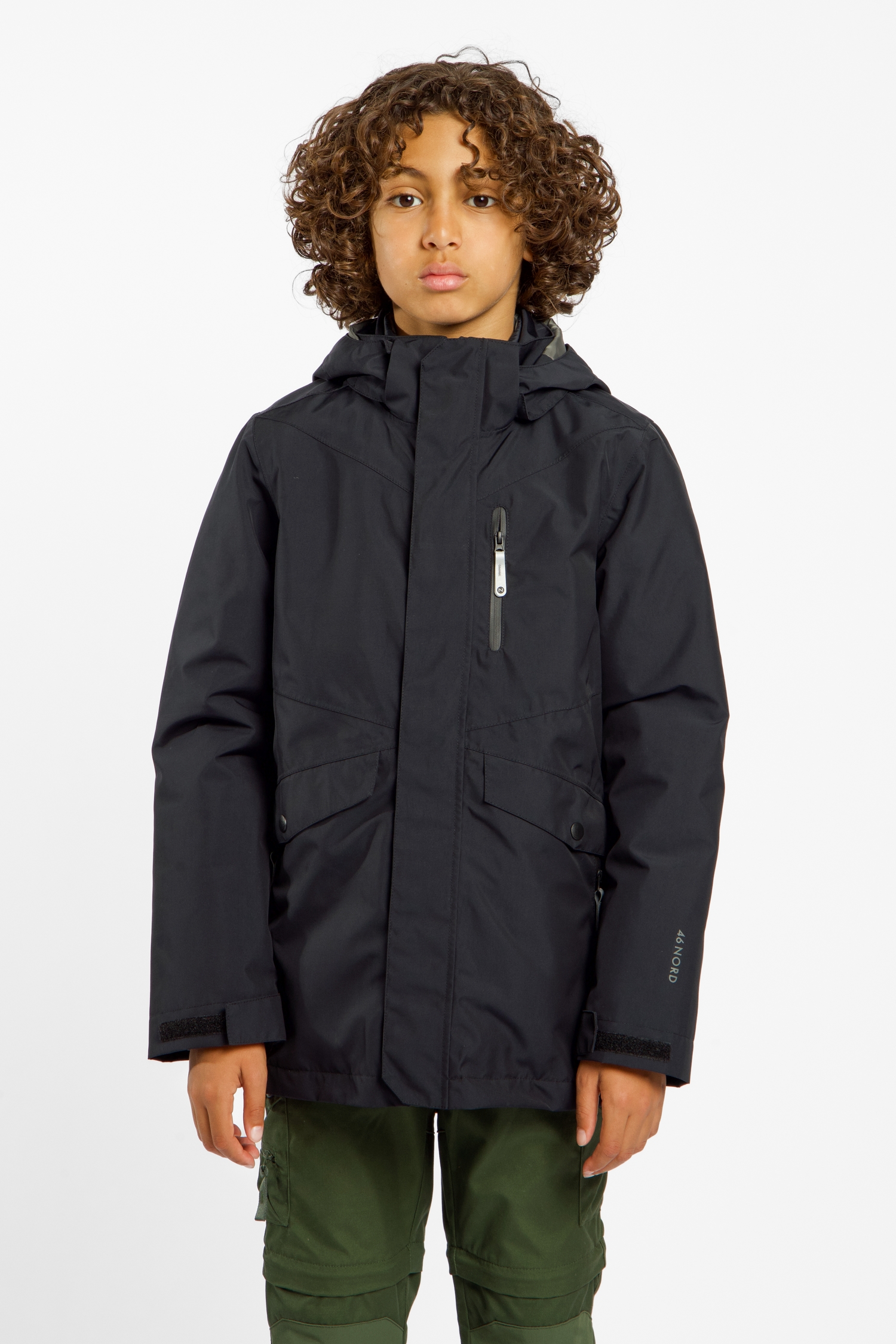 Image of 46 NORD 3in1 Kinder Outdoorjacke Schwarz, , Größe: 128