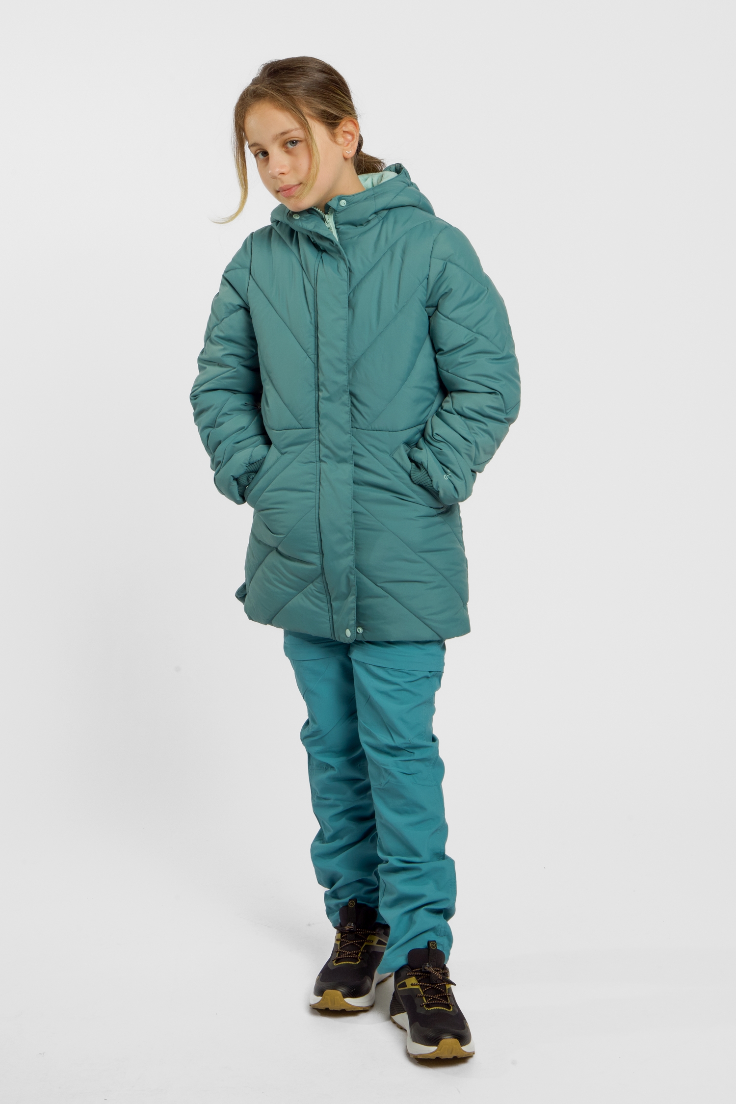 Image of 46 NORD Kinder Wintermantel Grün, , Größe: 176