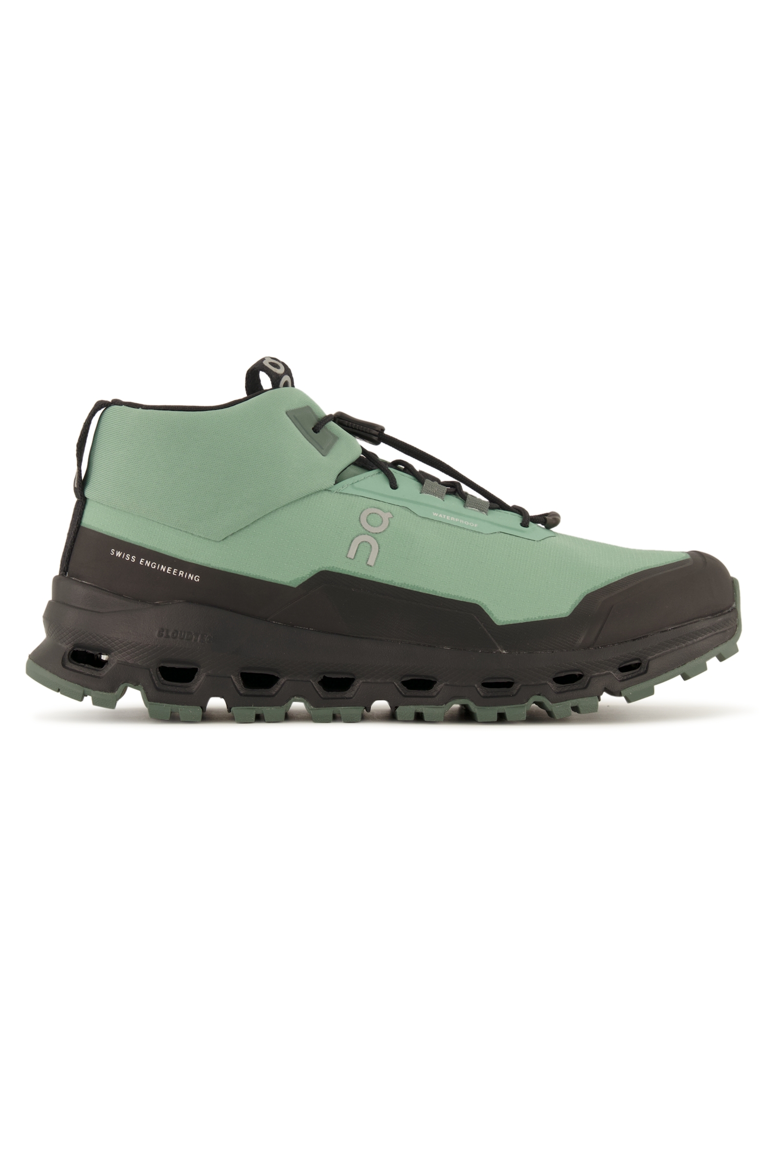 Image of ON Cloudhero Mid Waterproof Kinder Wanderschuh Grün, , Größe: 36 1/2