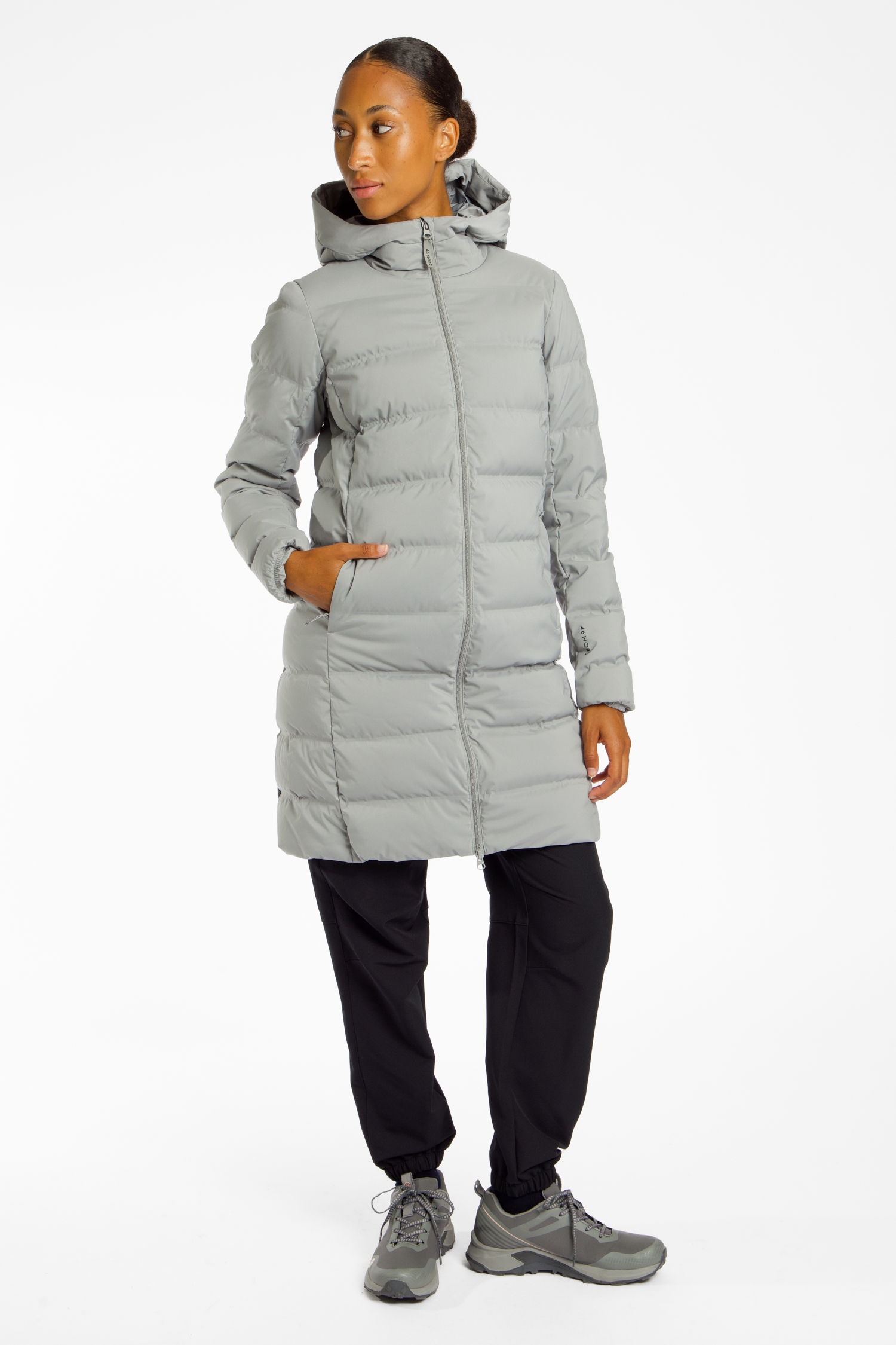 Image of 46 NORD Damen Daunenmantel Grau, Damen, Größe: 44