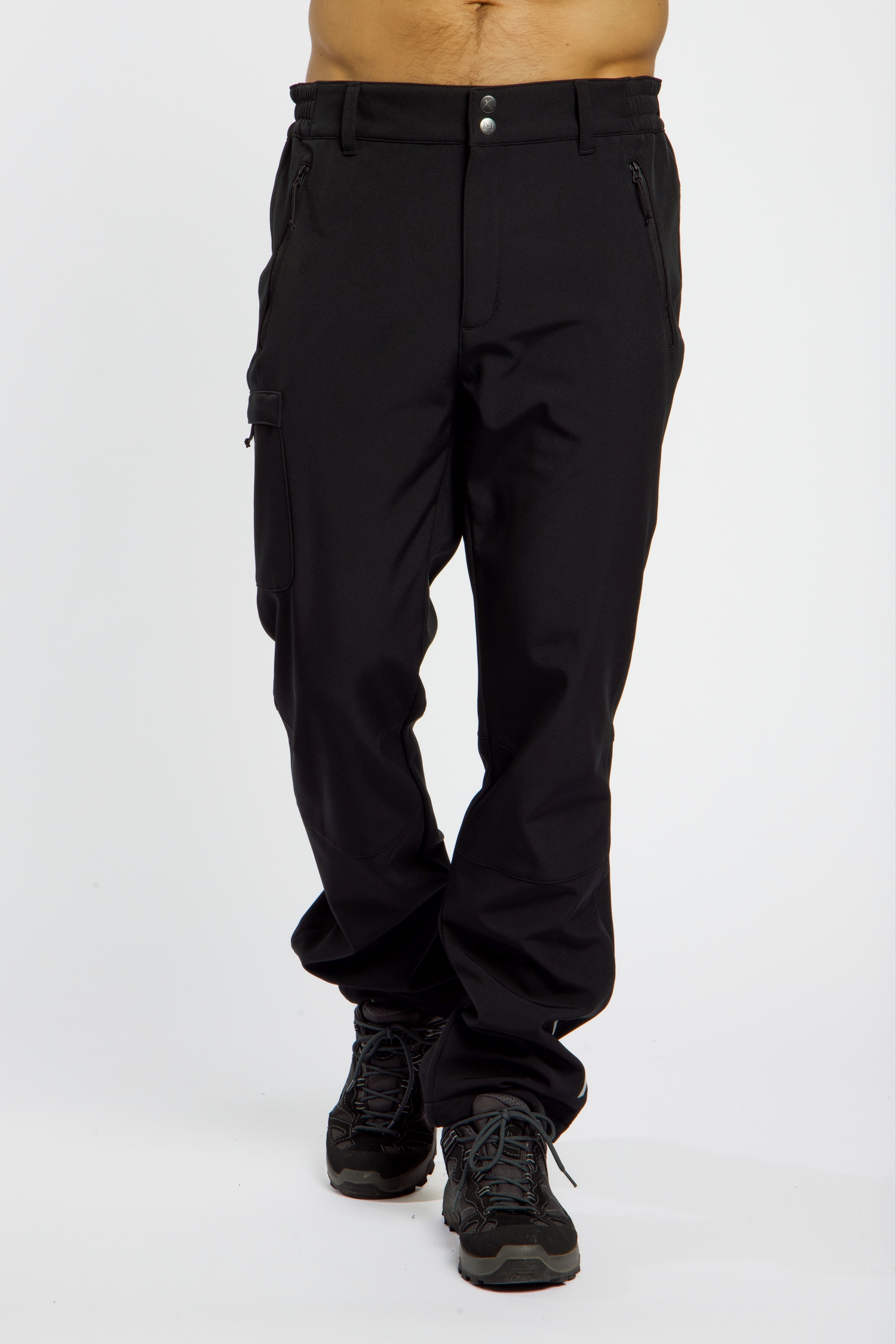 Image of 46 NORD Herren Softshellhose Schwarz, Herren, Größe: 58
