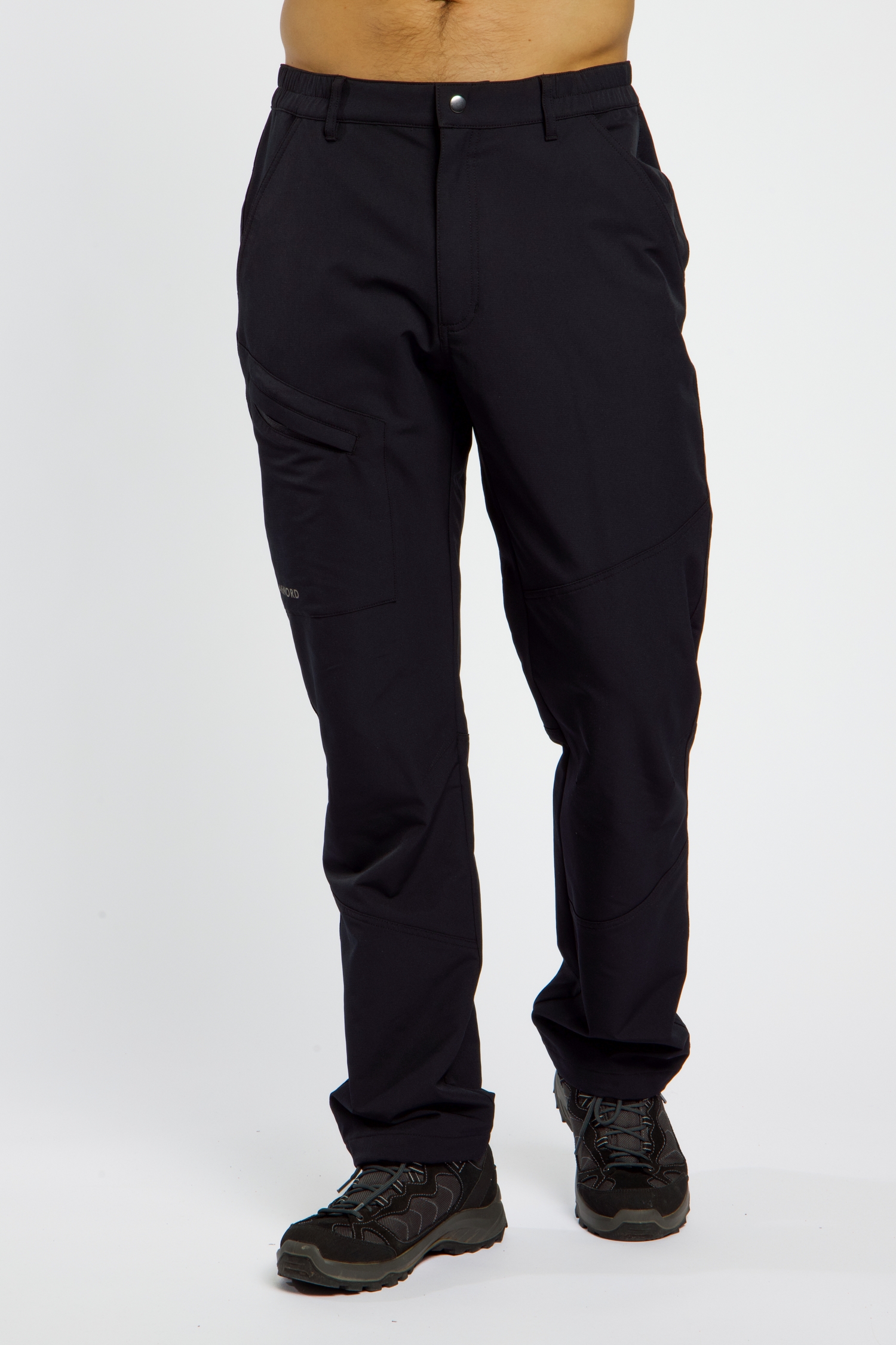 46 NORD Herren Winterwanderhose Schwarz, Herren, Größe: 46