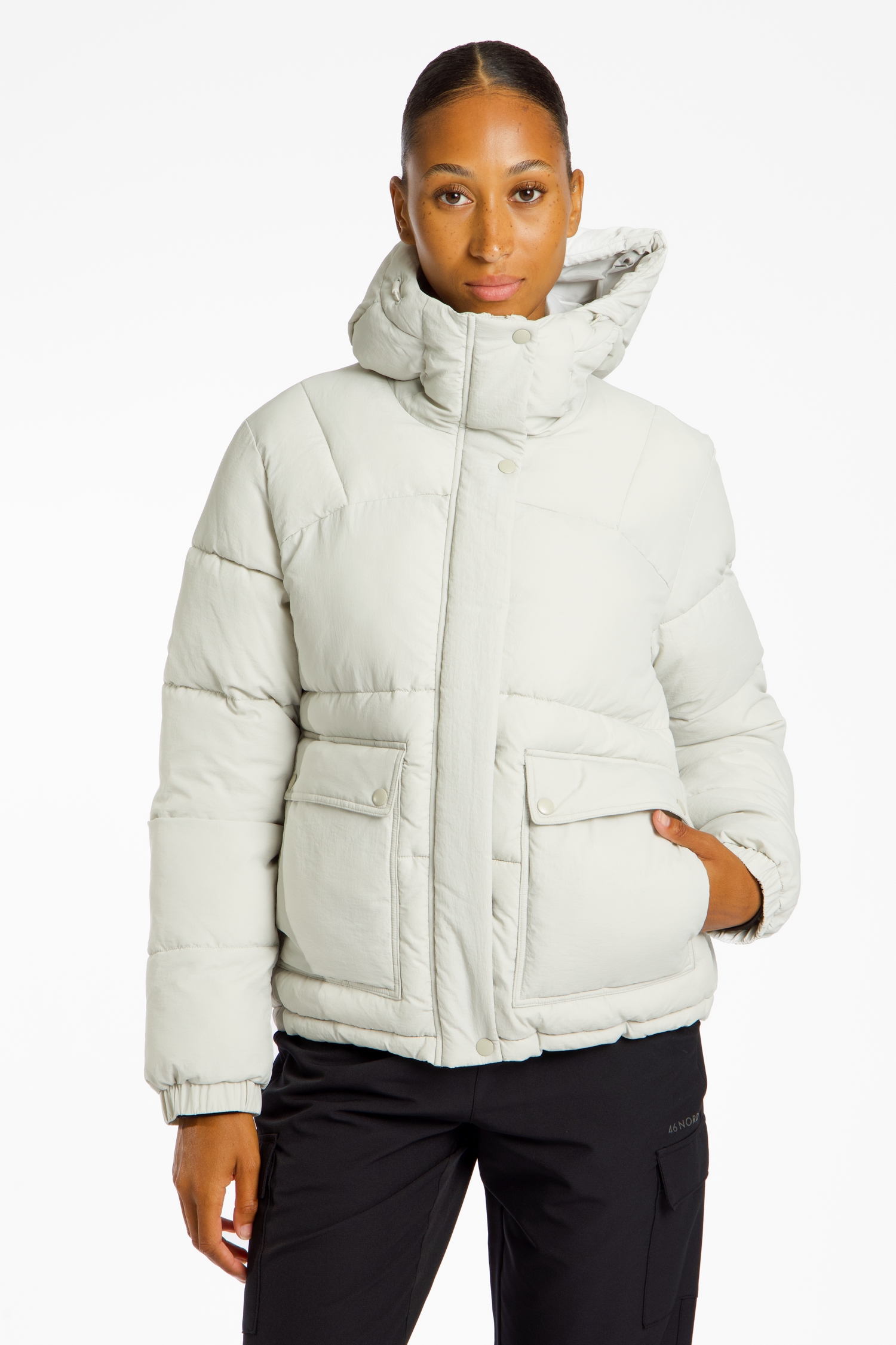 46 NORD Damen Winterjacke Grau, Damen, Größe: L