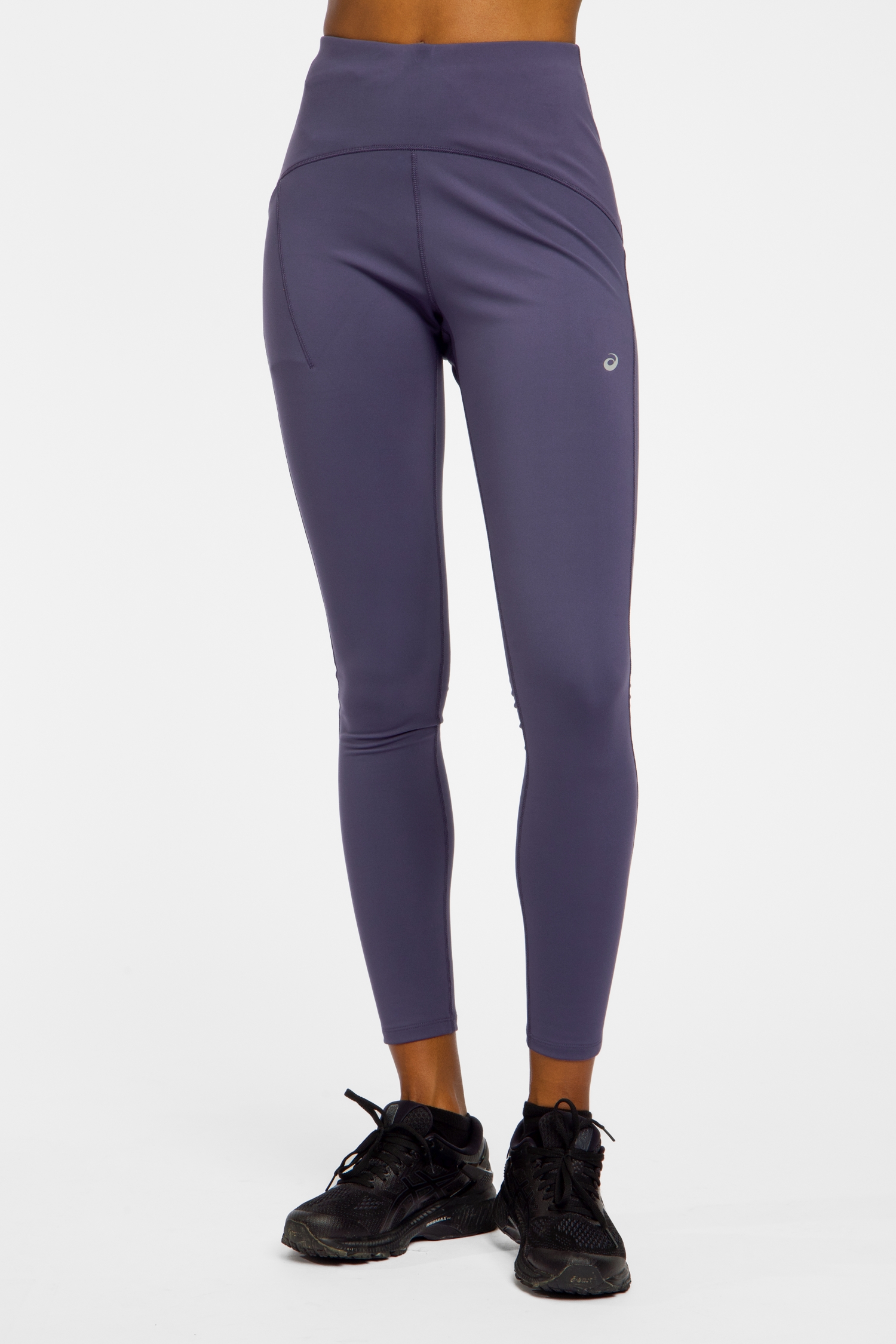 ASICS Road Winter High Waist Damen Tight Lila, Damen, Größe: L